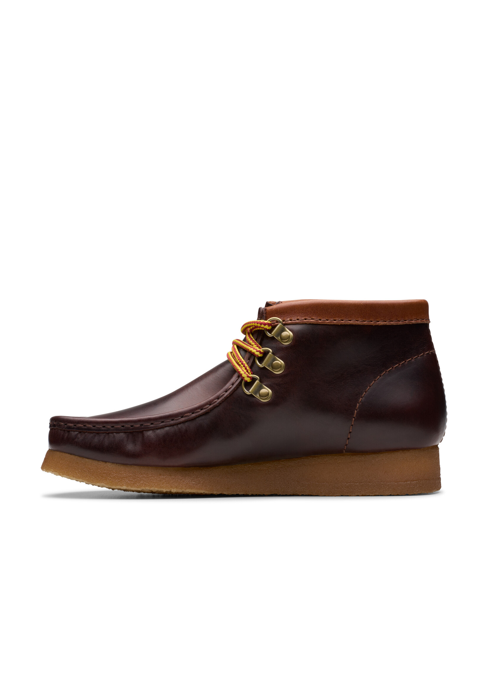 Clarks Men's Originals Wallabee Boot Hiker Burgandy Red Leather 26178095