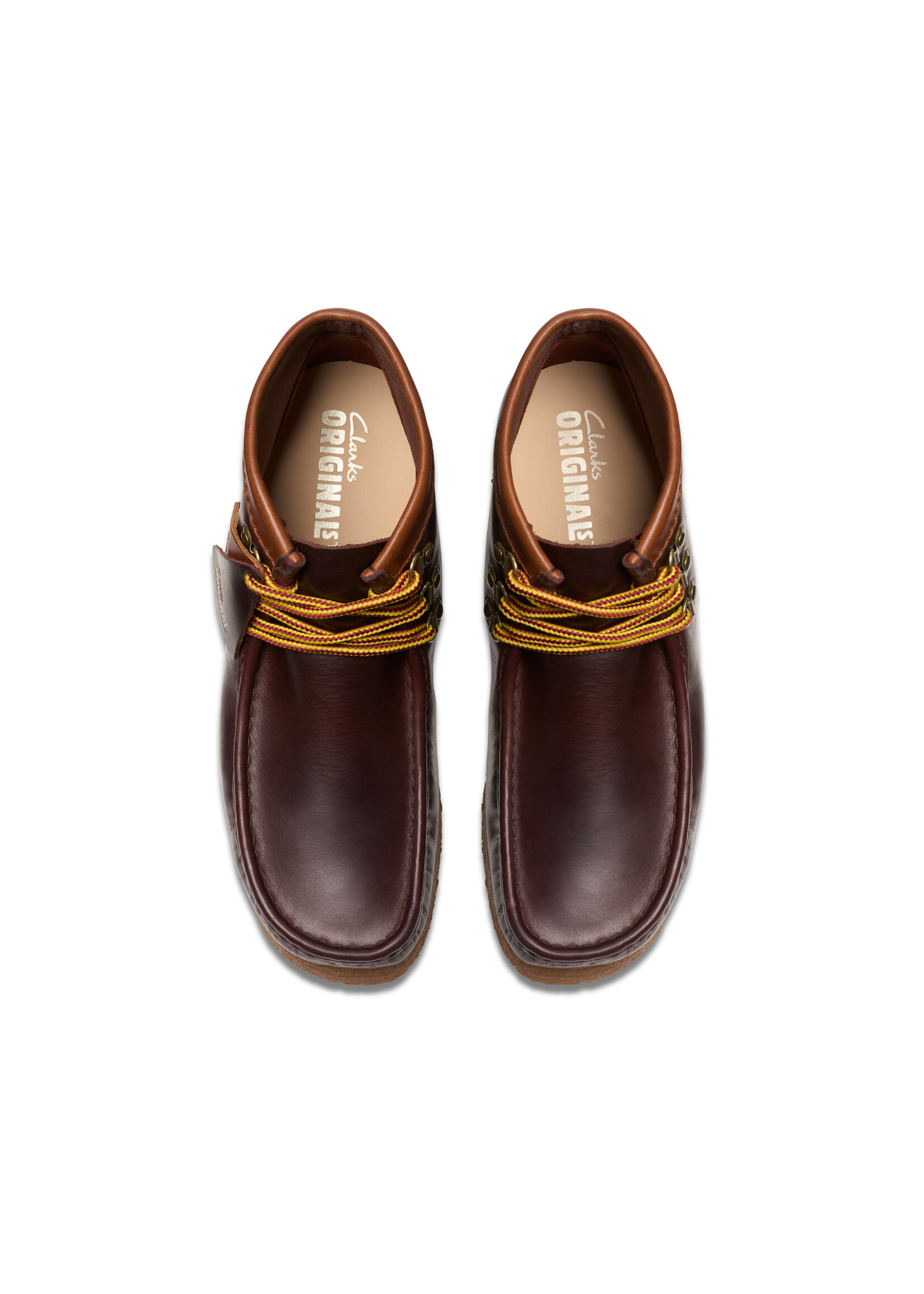 Clarks Men's Originals Wallabee Boot Hiker Burgandy Red Leather 26178095