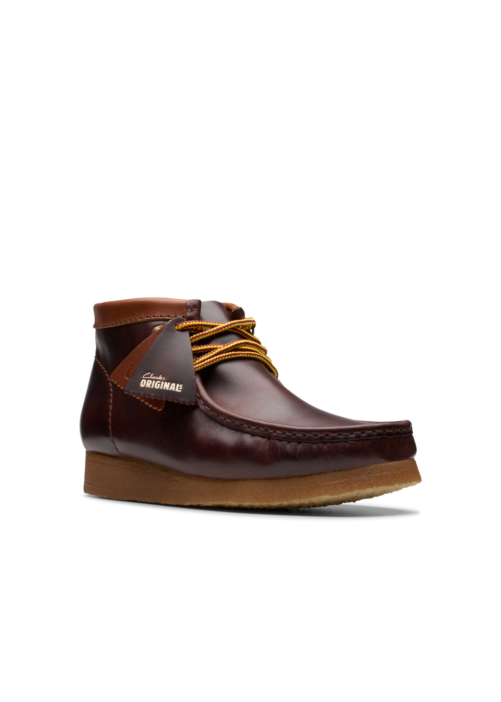 Clarks Men's Originals Wallabee Boot Hiker Burgandy Red Leather 26178095