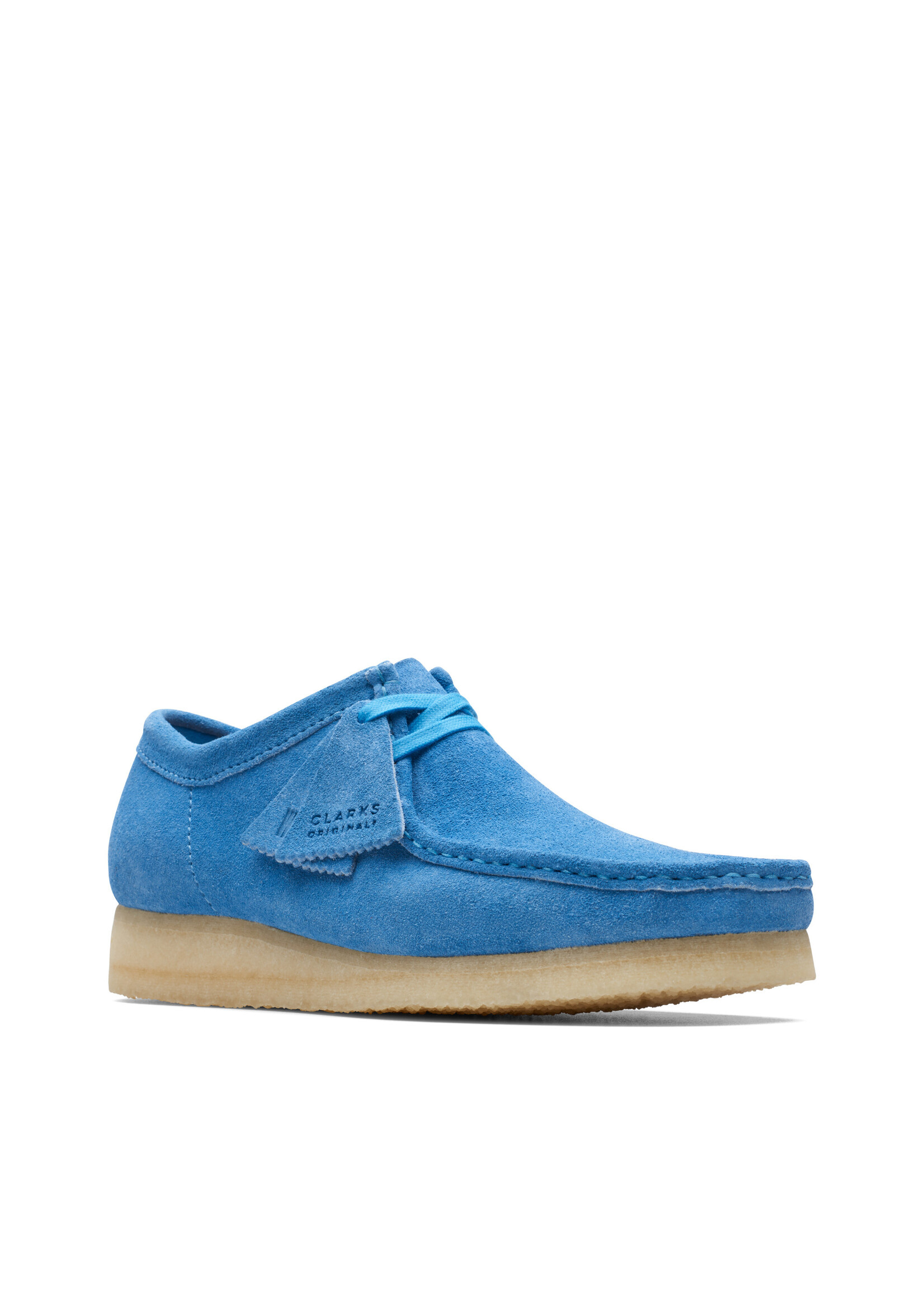 Clarks Mens Originals Icon Wallabee Bright Blue | 26170534