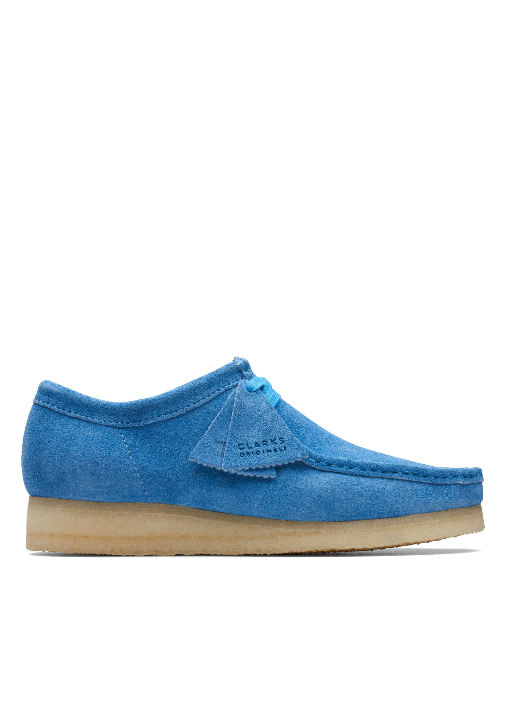 Clarks Mens Originals Icon Wallabee Bright Blue | 26170534