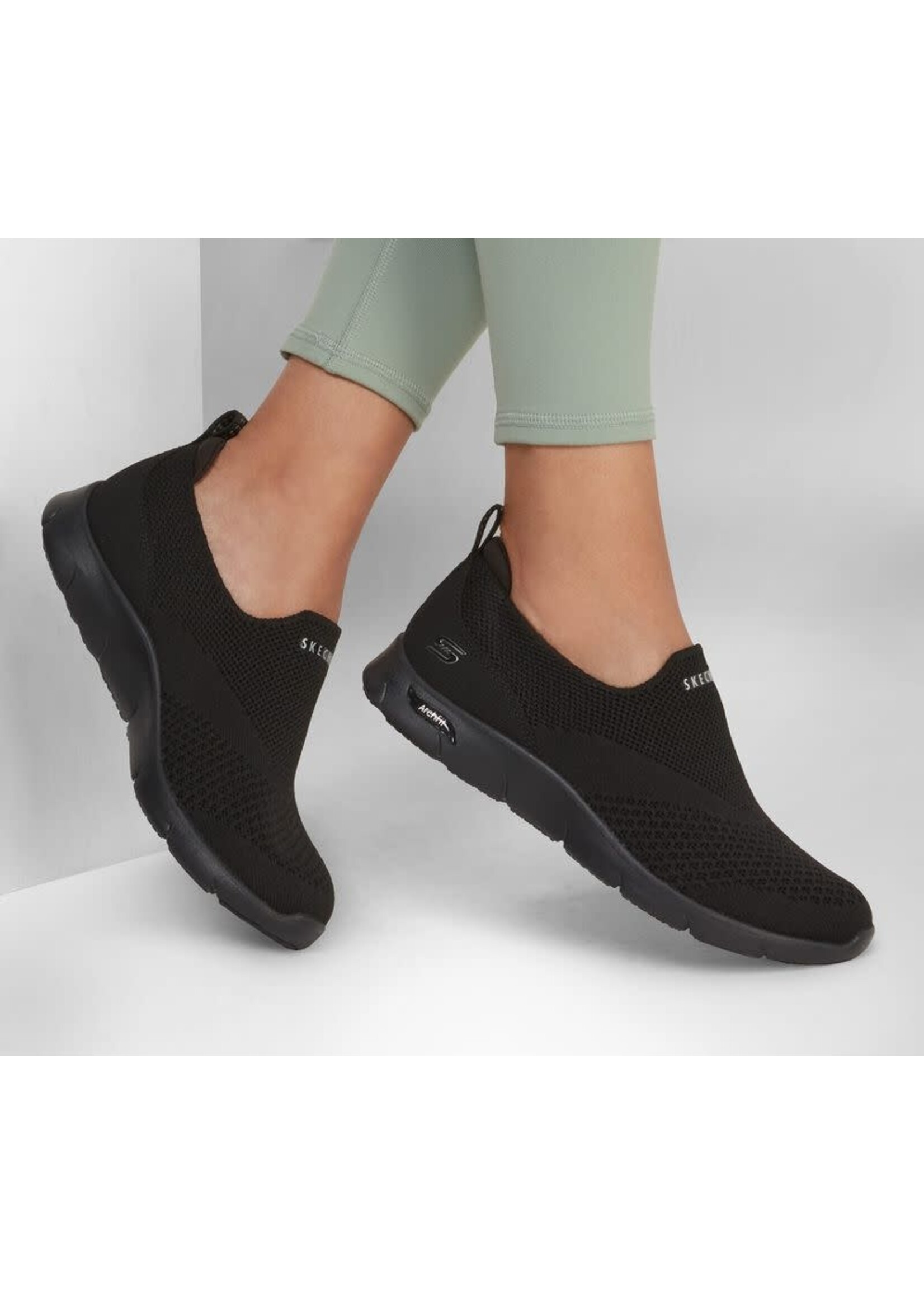 Skechers Women's, Arch Fit Refine - Don't Go Slip-On Black 104164/BBK