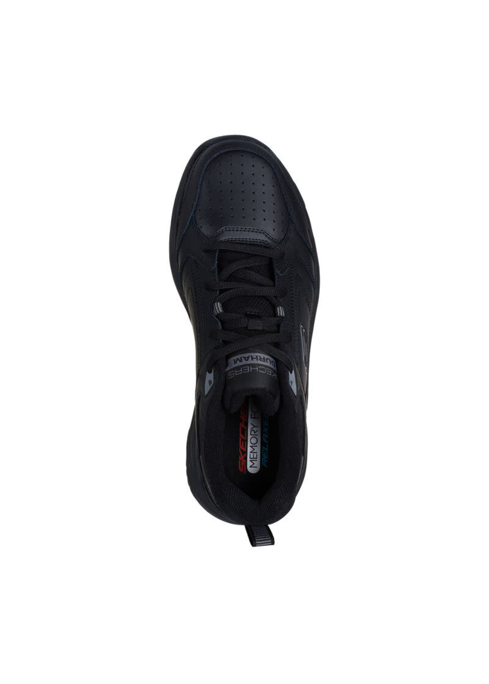 Skechers Men's Relaxed Fit: Durham - Delck 232730WW/BBK Black Extra Wide Fit