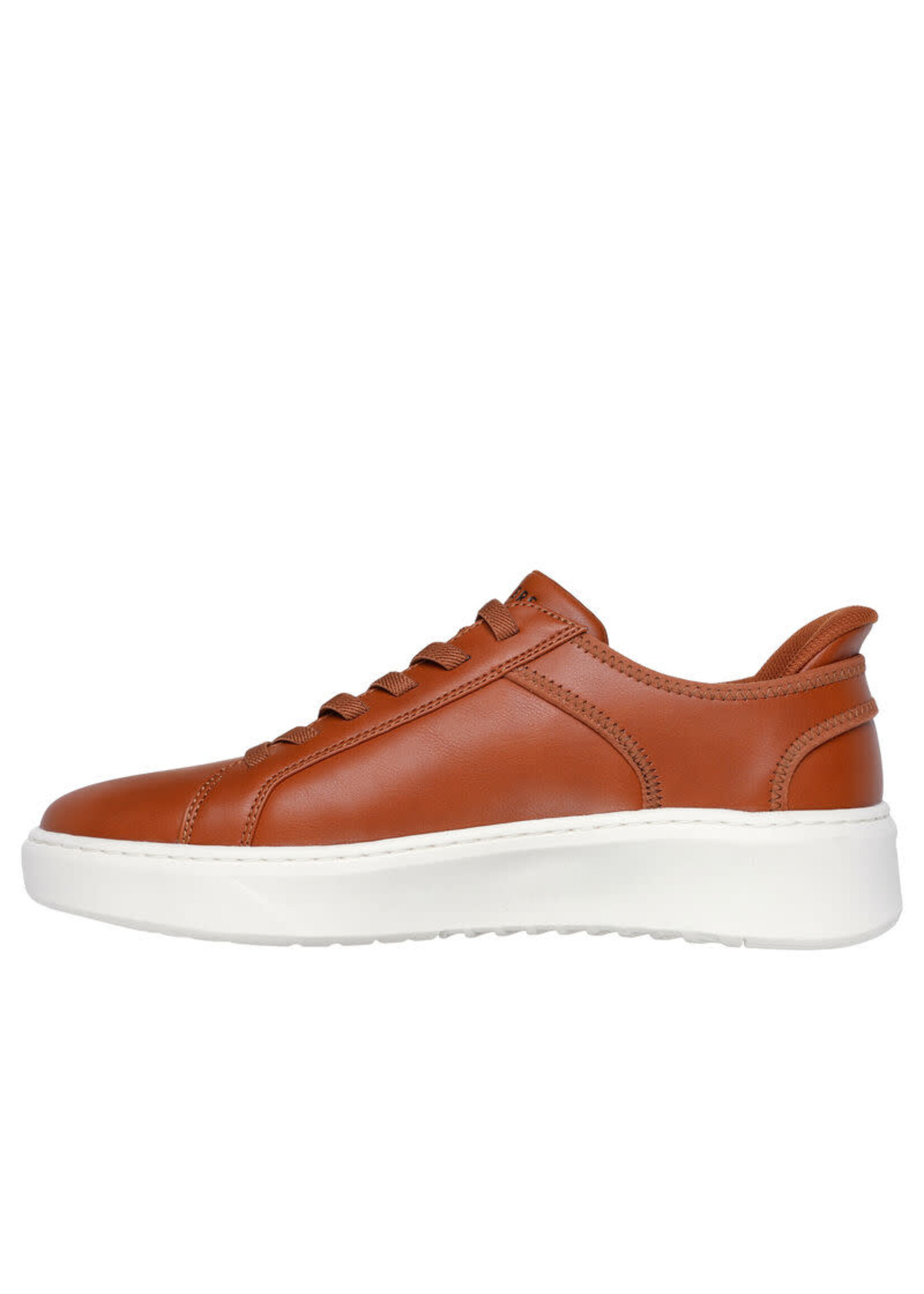 Skechers Men's Memory Foam Hands Free Slip-Ins Court Break -Double Vented 183177/COG Cognac Brown