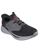 Skechers Men's Memory Foam Hands Free Slip-Ins Slade -Caster 210889/BKGY Black/Gray