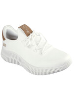 Skechers Men's Memory Foam Bobs Geo City Dapper 118173/OFWT Off White