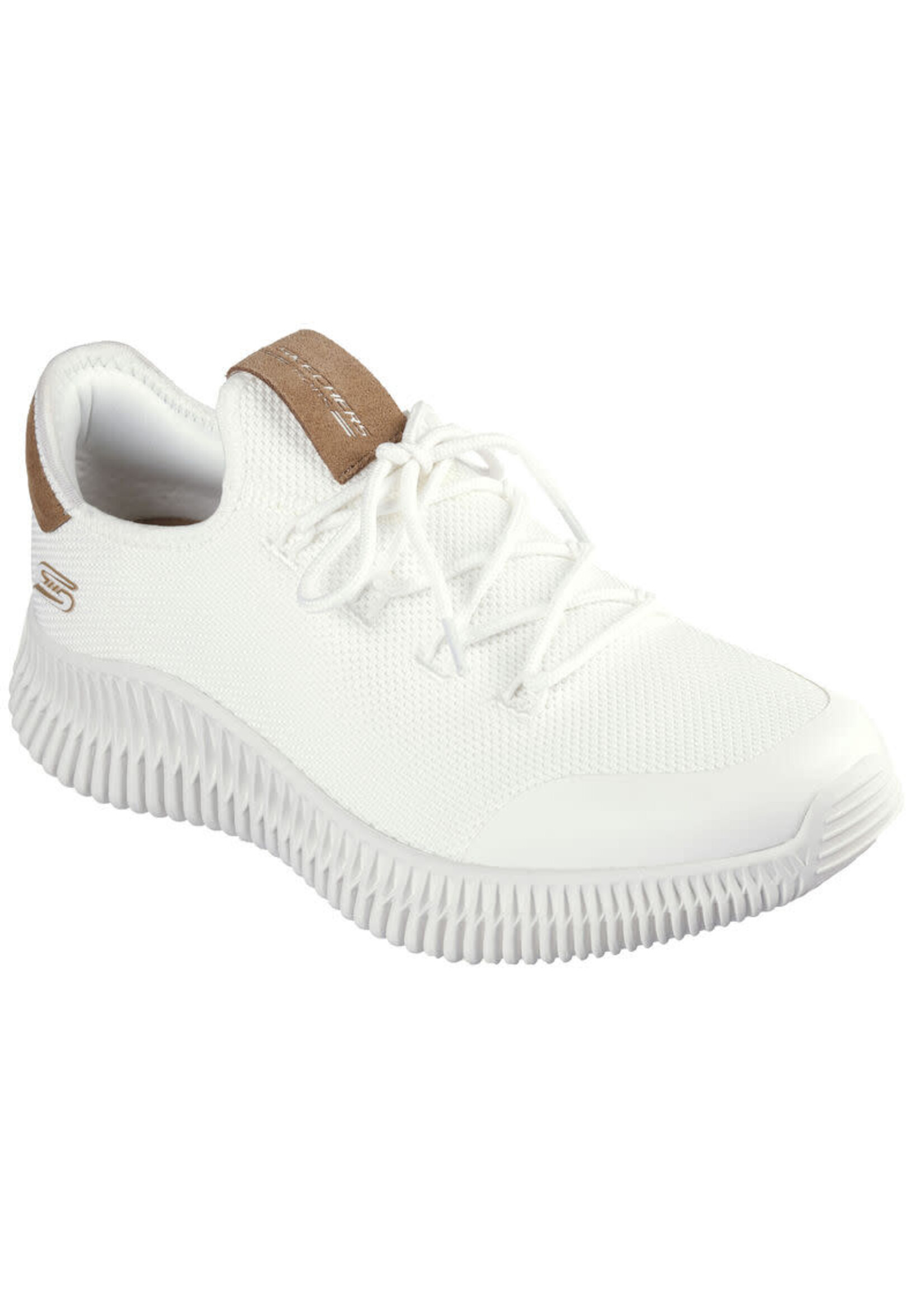 Skechers Men's Memory Foam Bobs Geo City Dapper 118173/OFF WT Off White