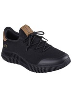Skechers Men's Memory Foam Bobs Geo City Dapper 118173/BBK Black