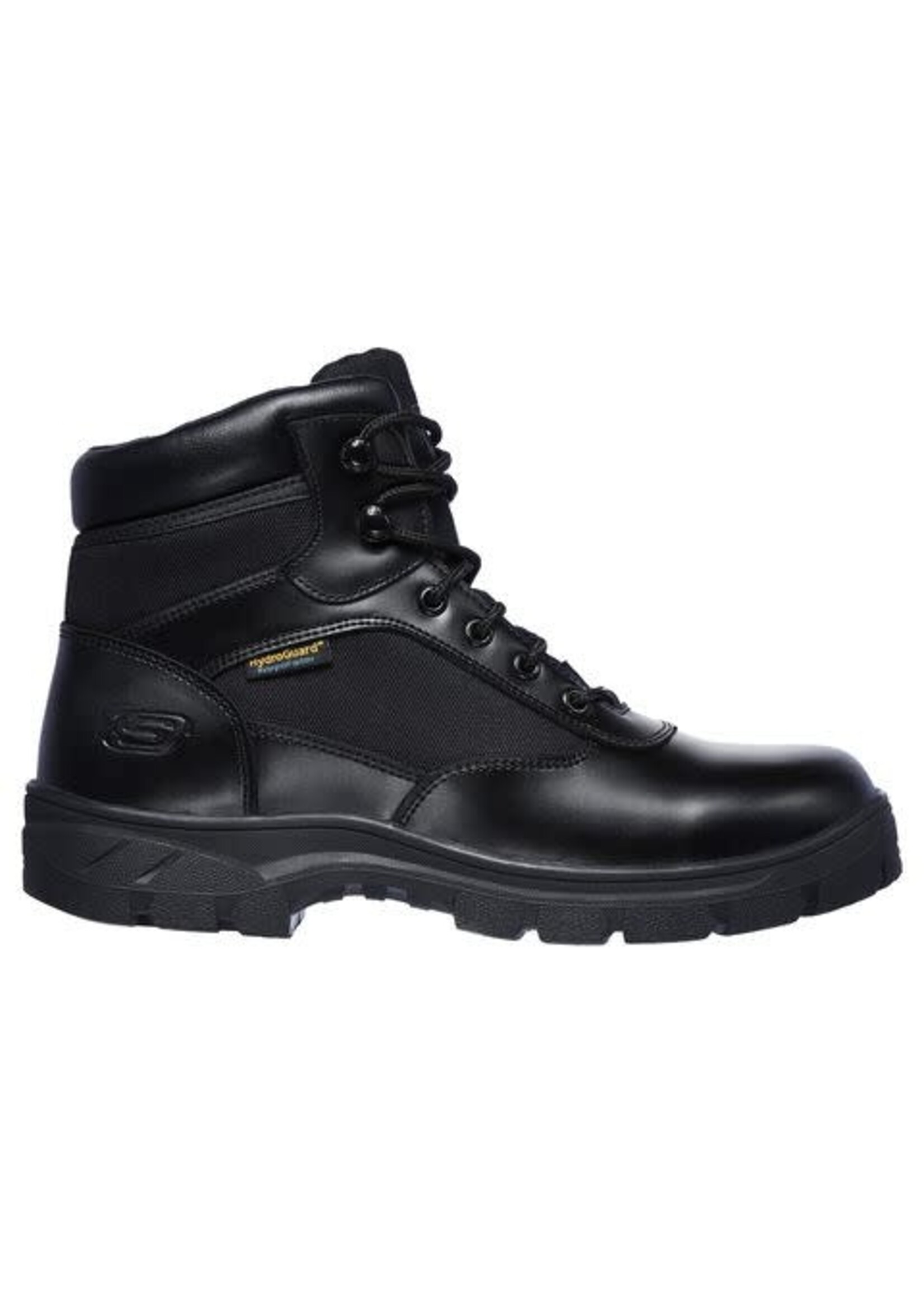 Skechers Men's New Wascana-Benen Military and Tactical Boot 77526/BLK, Black Waterproof