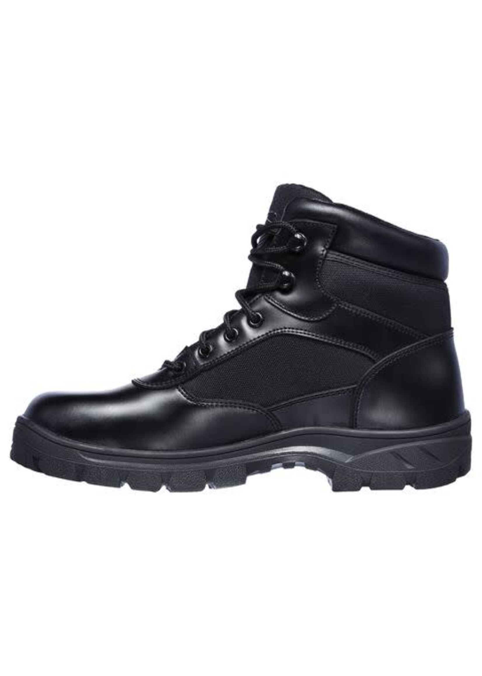 Skechers Men's New Wascana-Benen Military and Tactical Boot 77526/BLK, Black Waterproof