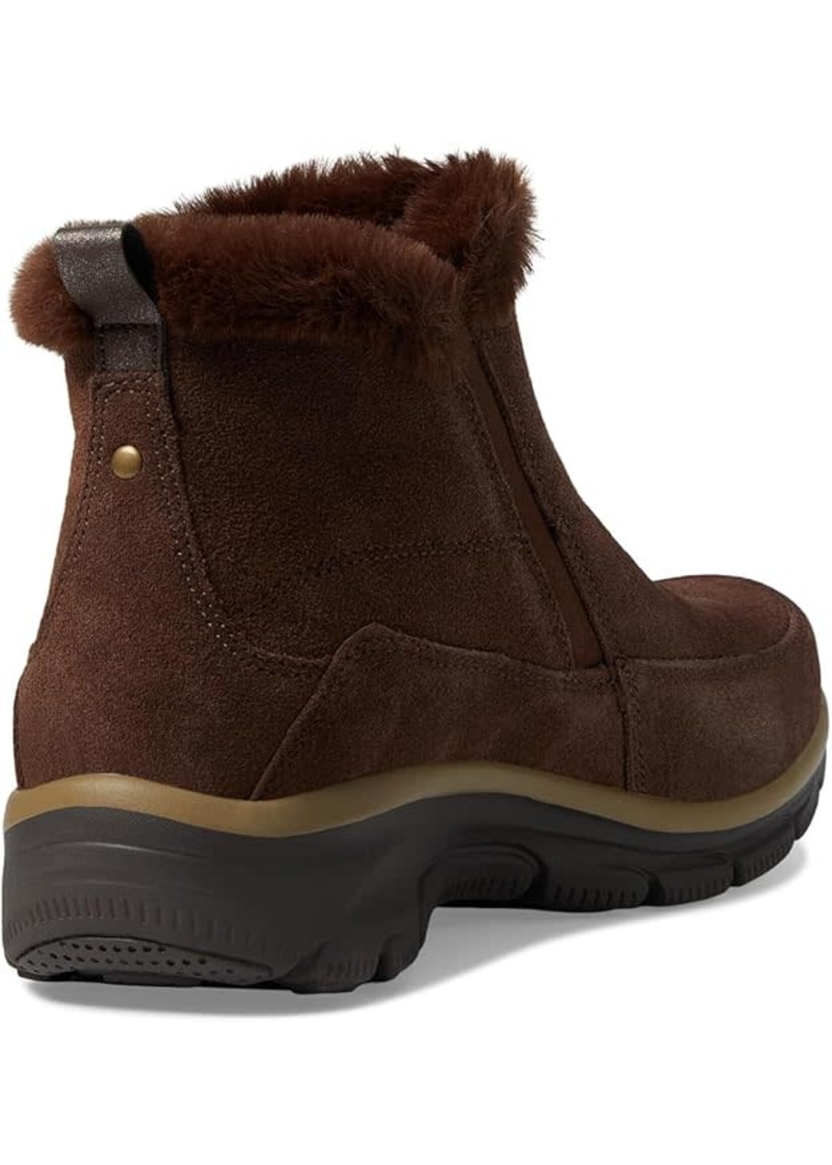 Skechers Womens Relaxed Fit: Easy Going - Cool Zip Memory Foam 167862/CHOC Chocolate Brown