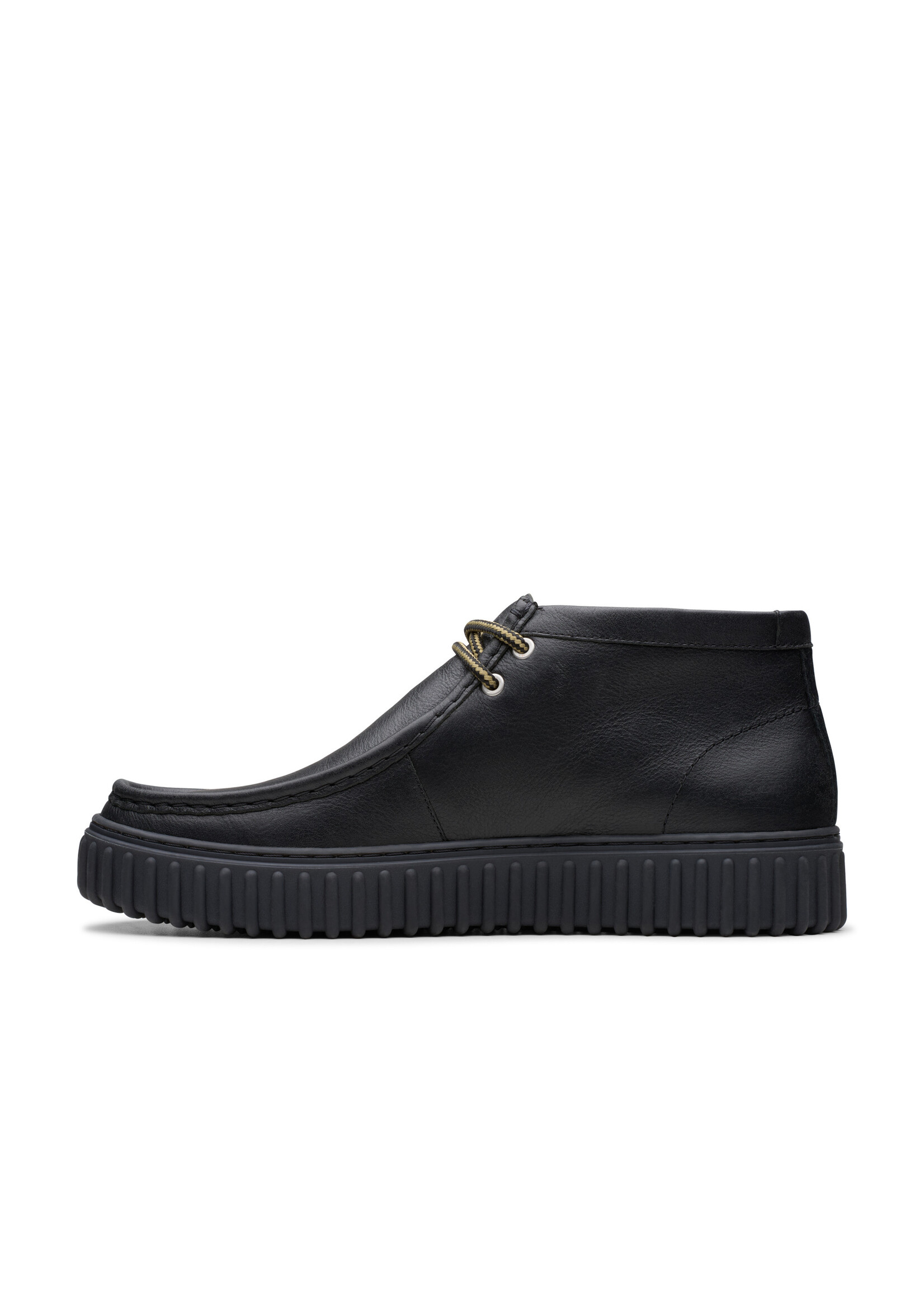Clarks Torhill Hi Black Leather