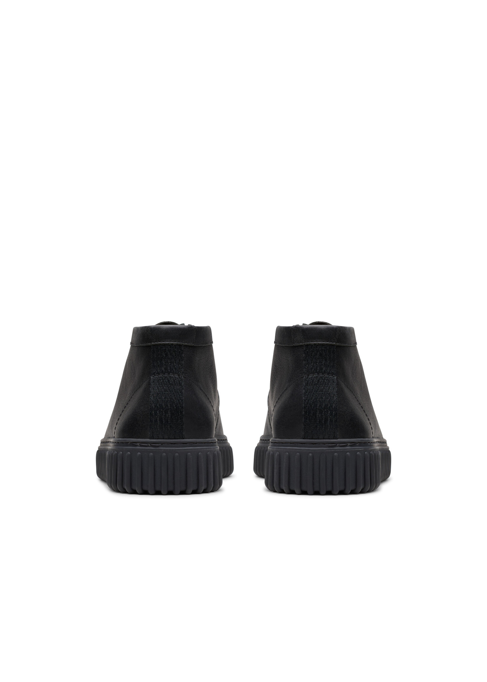 Clarks Torhill Hi Black Leather