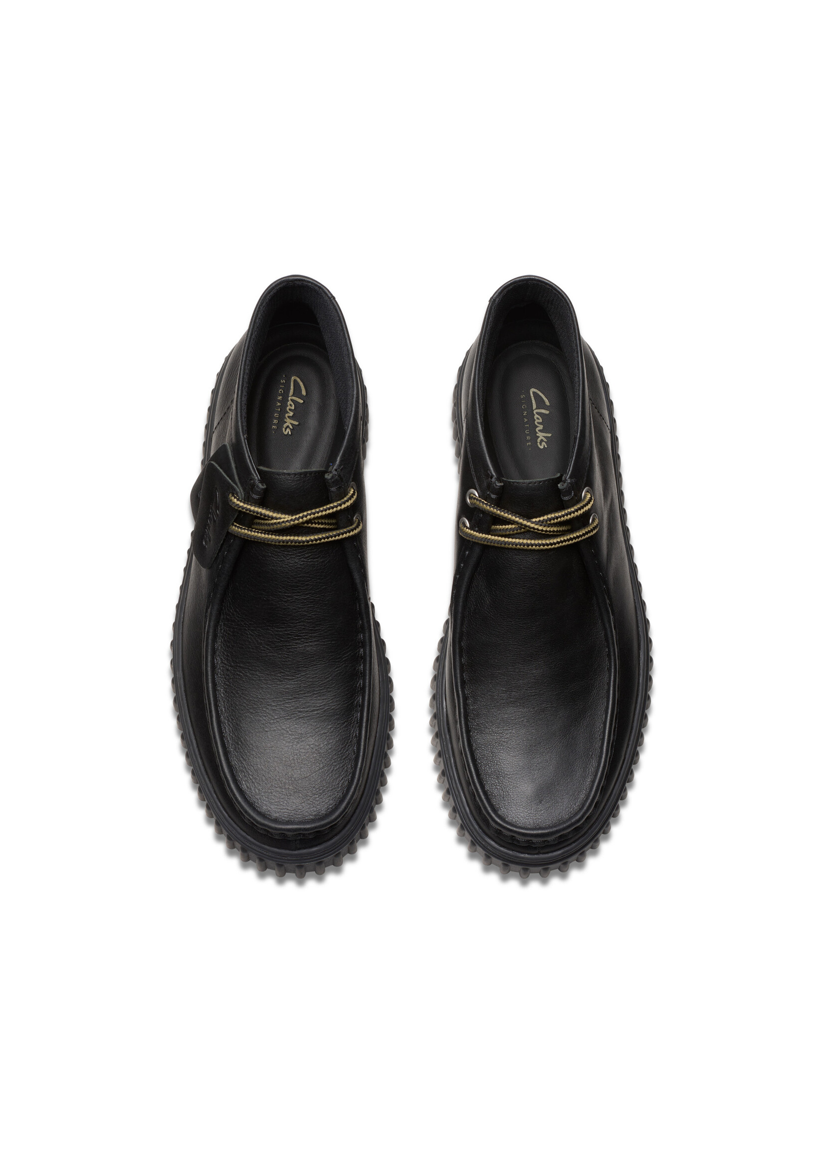 Clarks Torhill Hi Black Leather