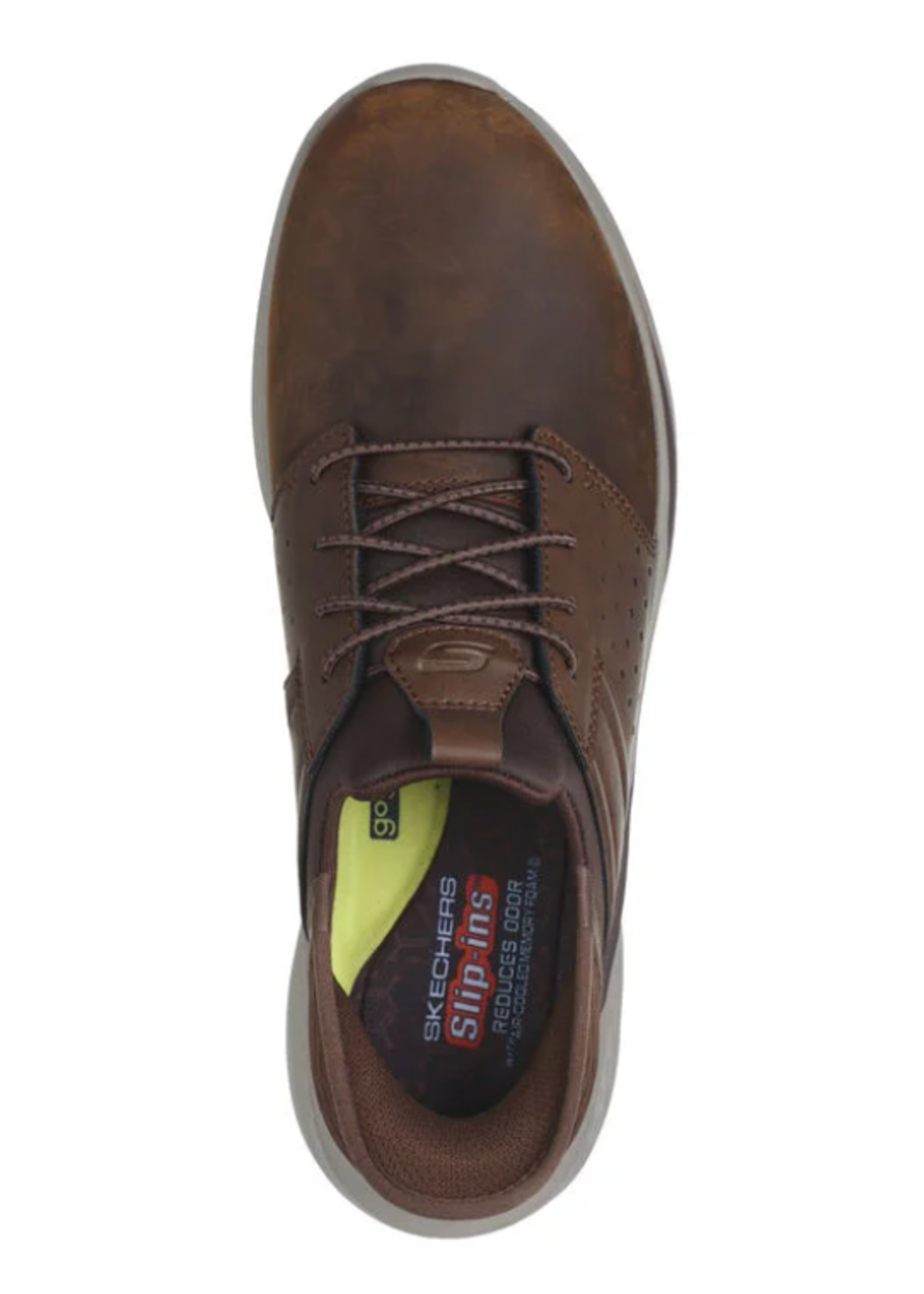 Skechers Men's Memory Foam Hands Free Slip-Ins Slade -Zachary 210828/CDB Dark Brown