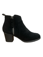 Skechers Women's Taxi-Out in Town Fashion Boot 168072/BBK Black Suede