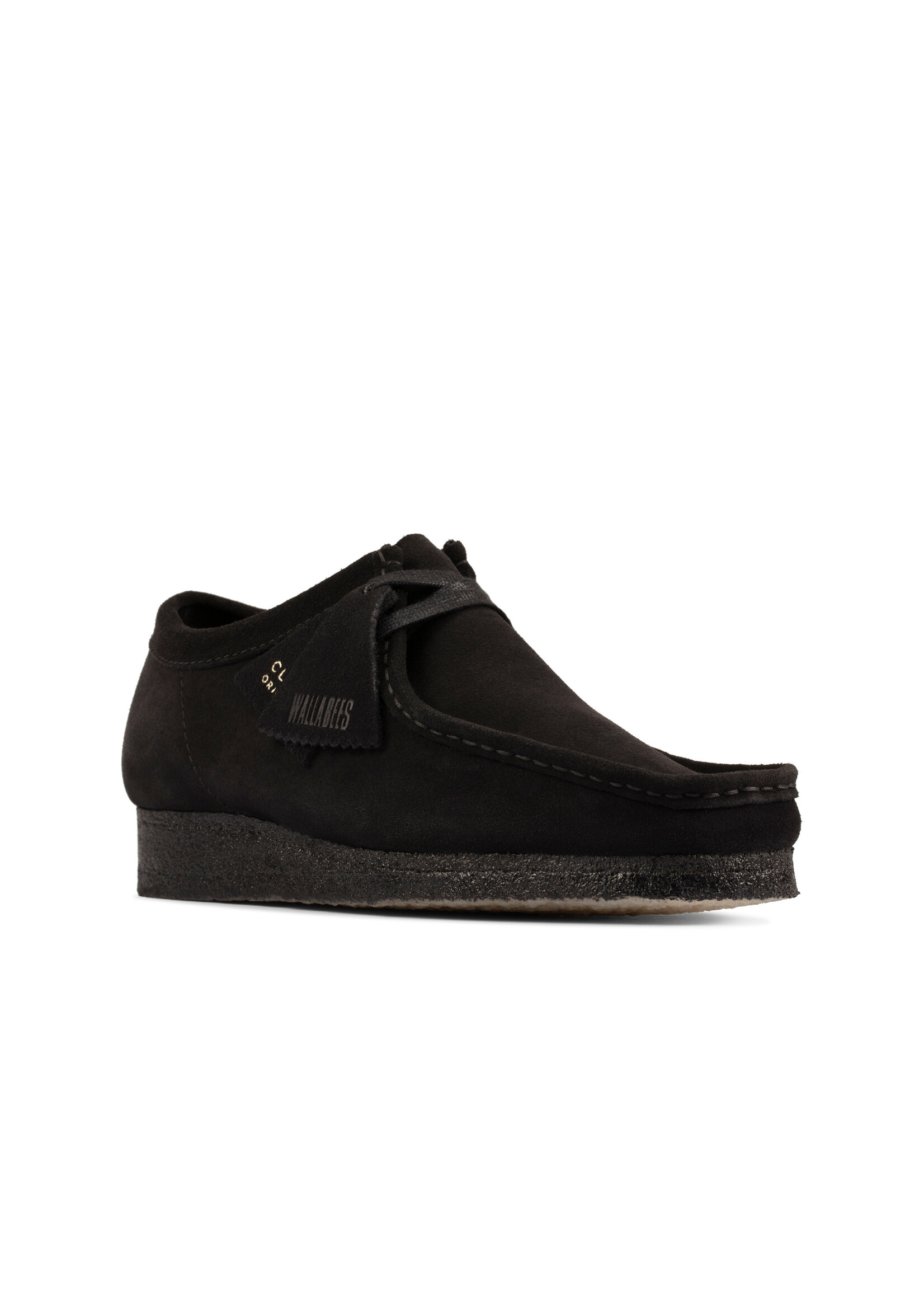 Clarks Wallabee Women's Originals Icon Black Suede 26155522