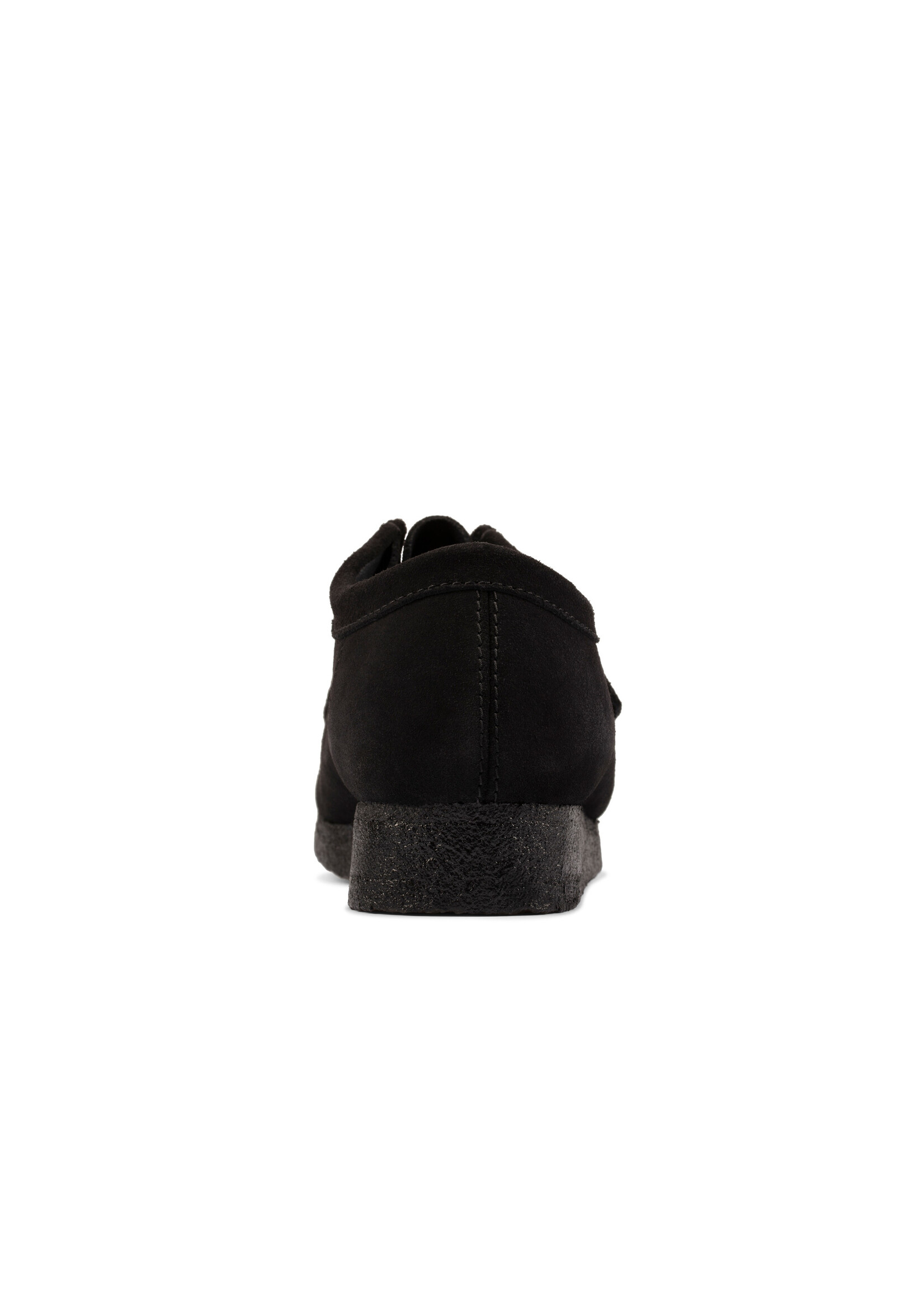 Clarks Women’s Wallabee Originals Black Suede – Iconic Moccasin with Crepe Sole (26155522)