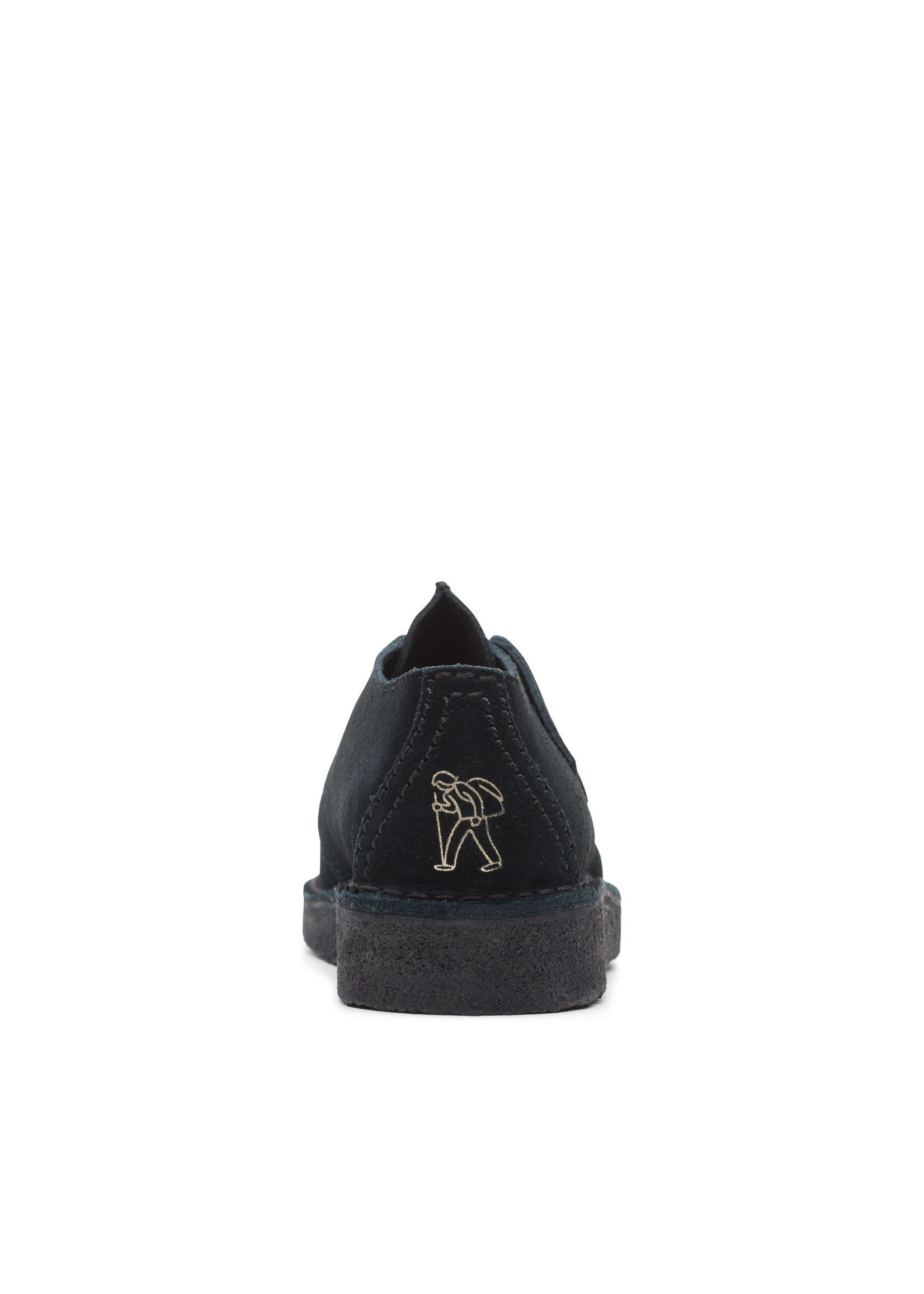 Clarks Women's Desert Trek Black Suede 26165566