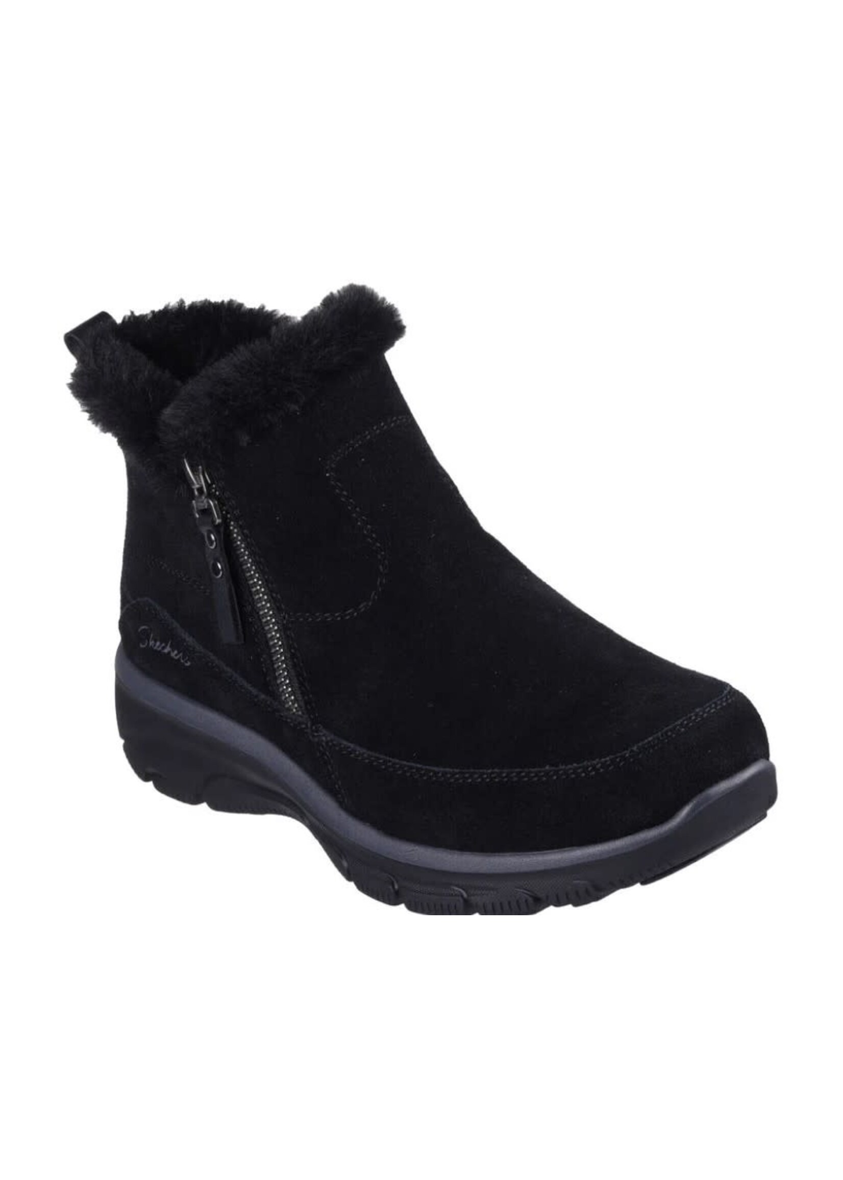 Skechers Womens Relaxed Fit: Easy Going - Cool Zip Memory Foam 167862/BLK Black