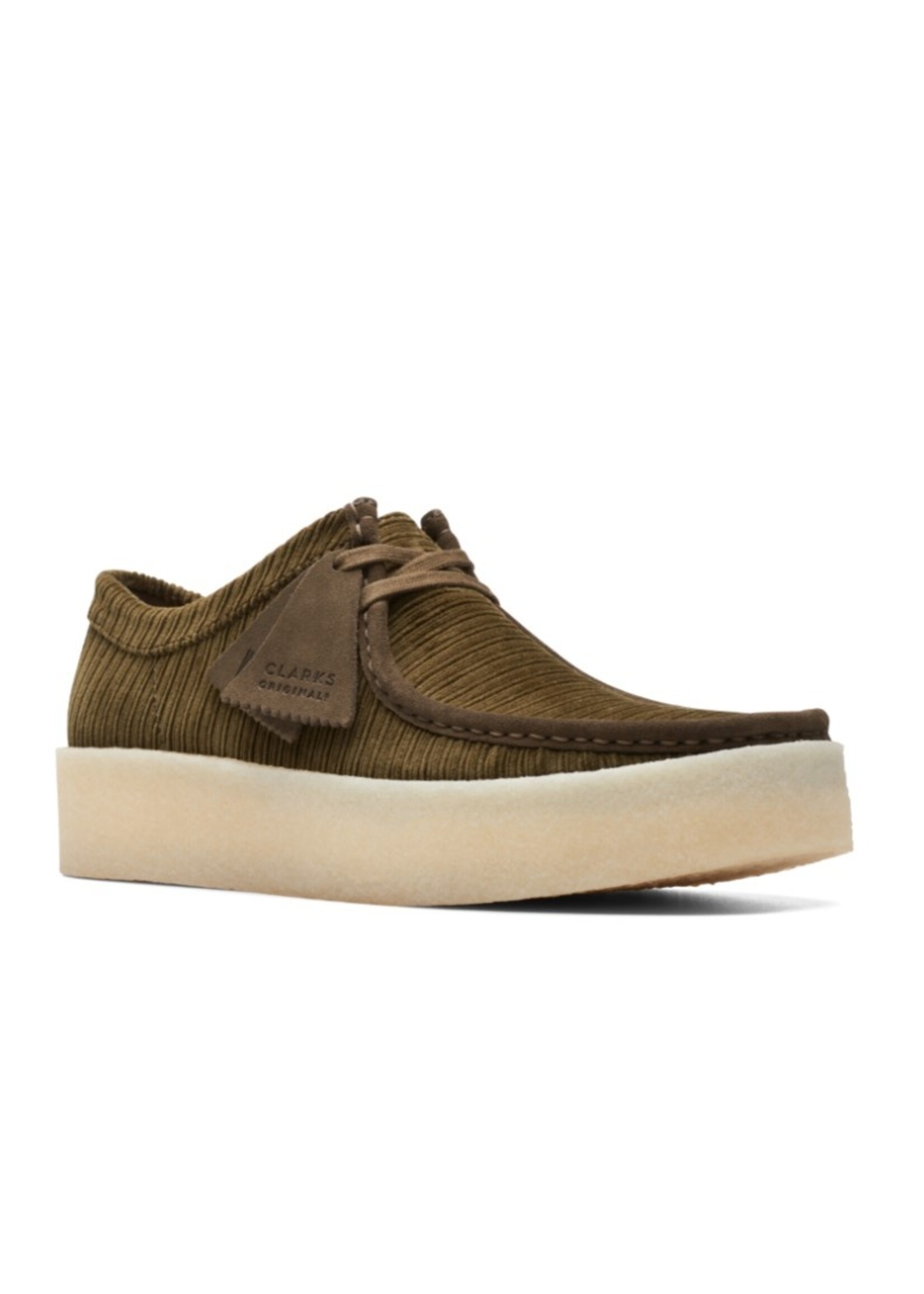 Clarks Men's Wallabee Cup Green Cord | 26174037