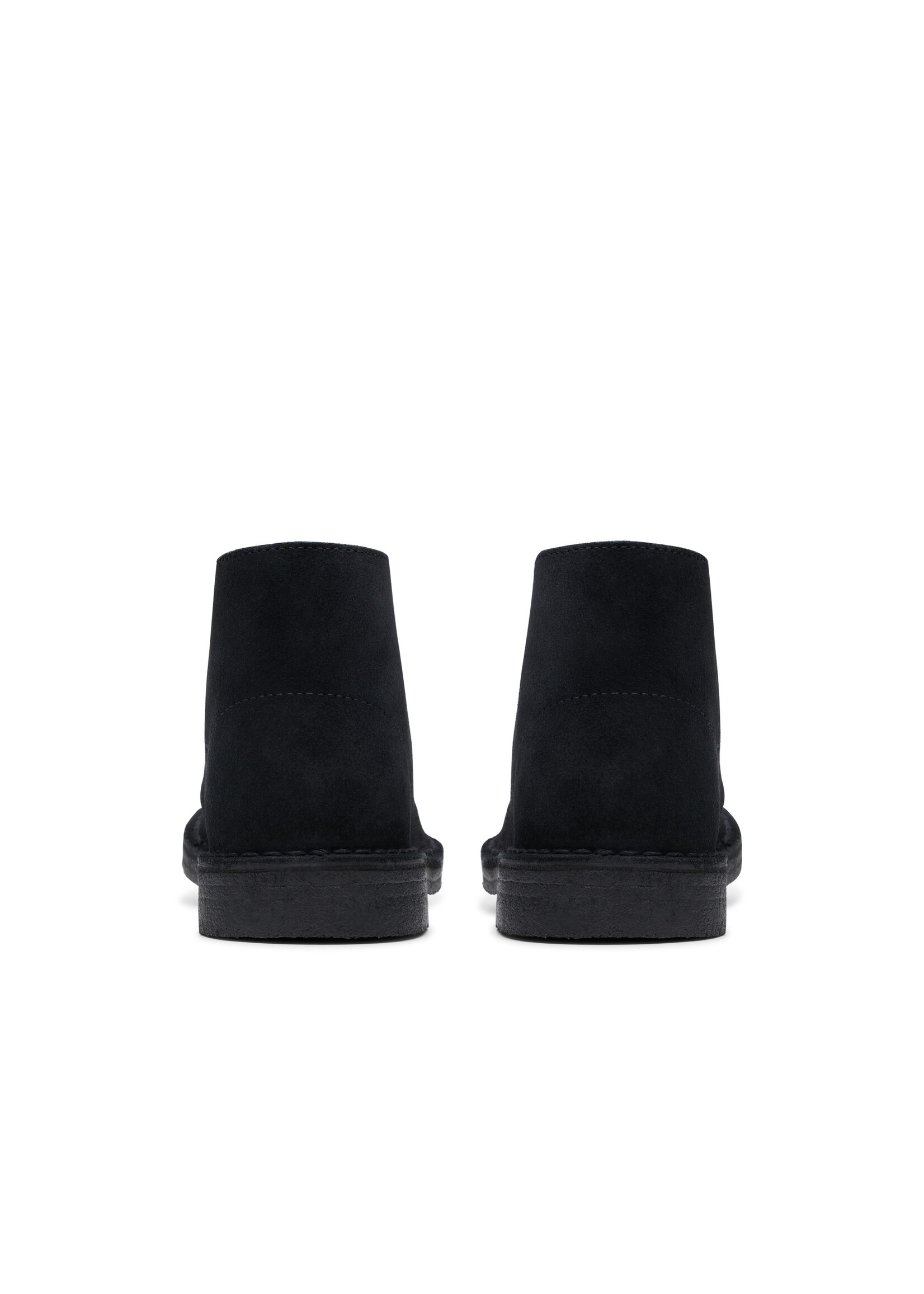 Clarks Womens Originals Desert Boot. Black Suede 26155524