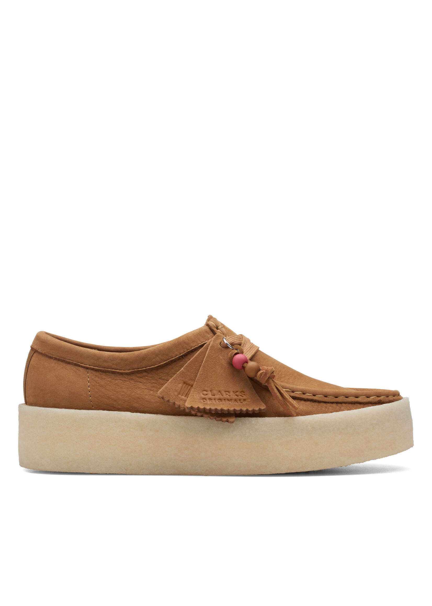 Clarks Womens Wallabee Cup Tan Nunuck 26168640