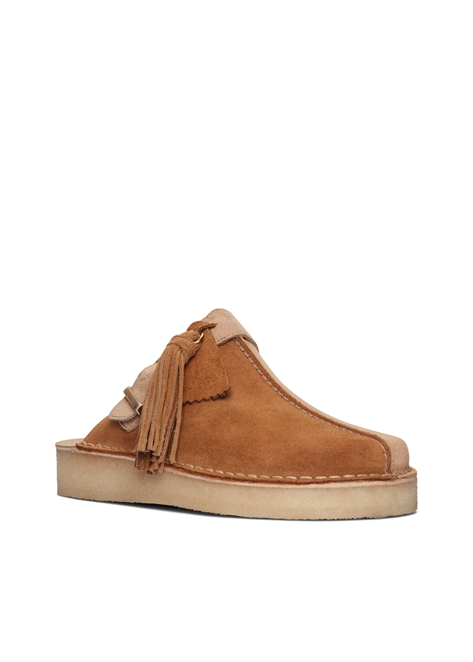 Clarks Womens Trek Mule Light Tan Combi Brown | 26169975