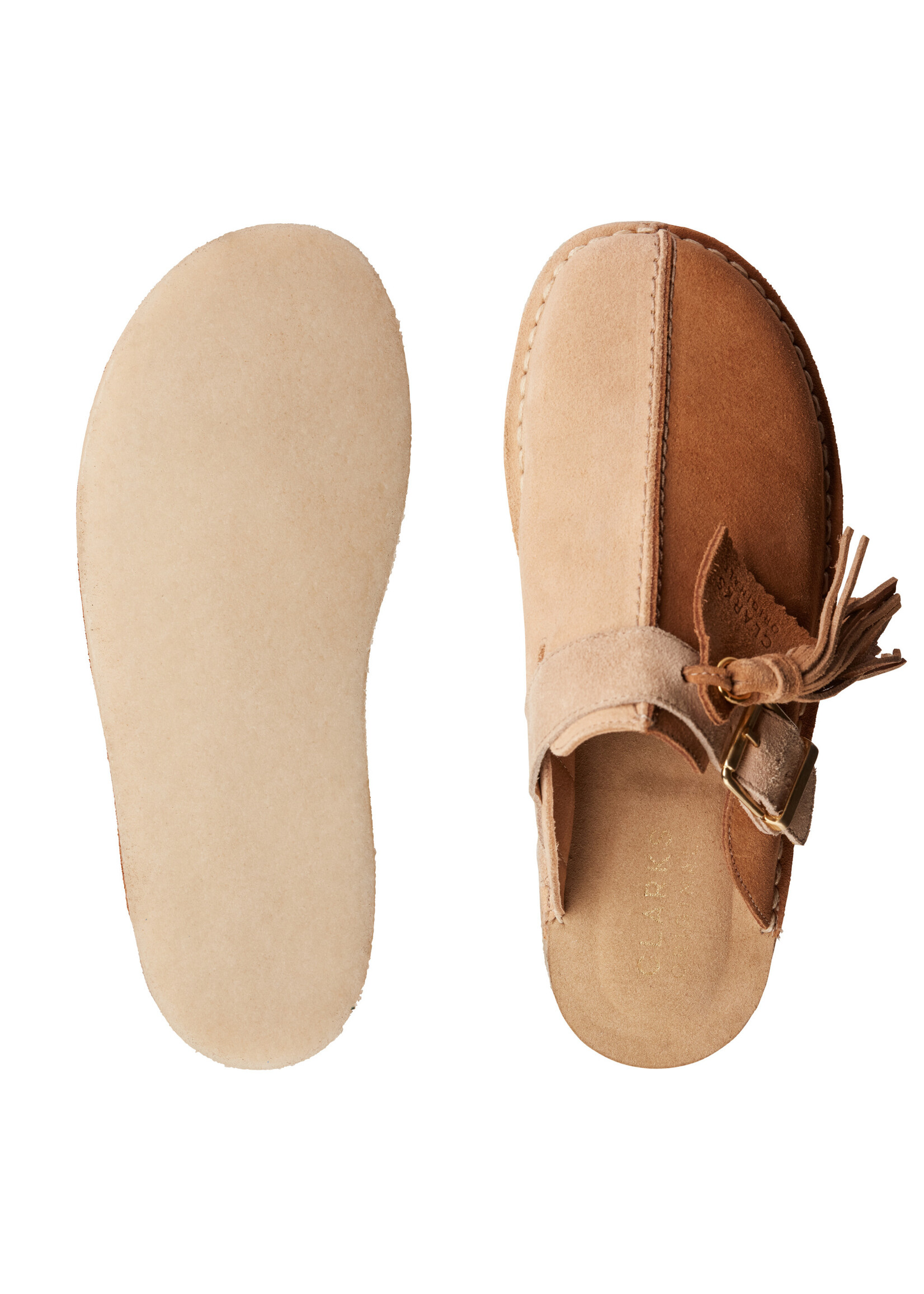 Clarks Womens Trek Mule Light Tan Combi Brown | 26169975