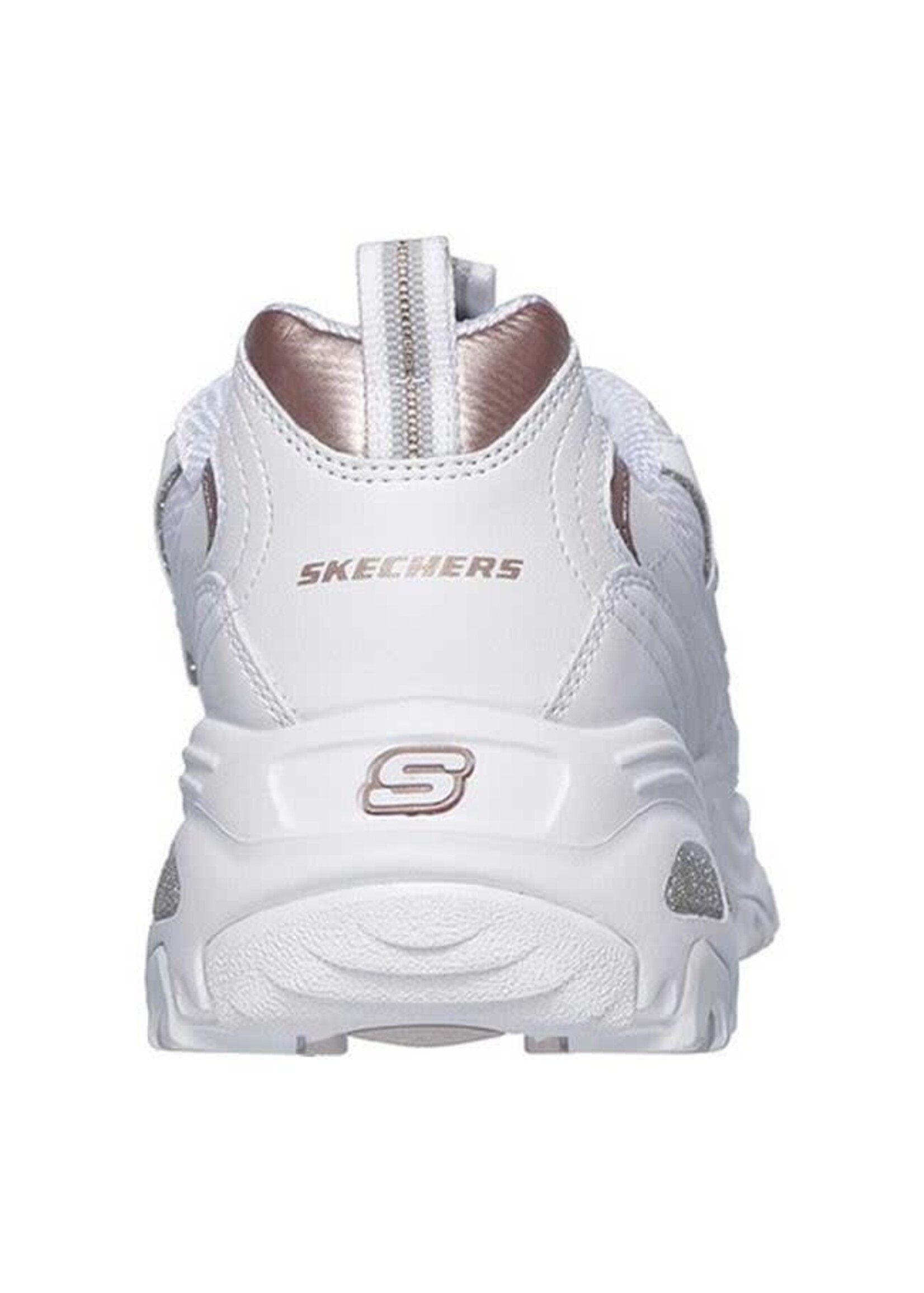 Skechers D Lites Fresh Start White RoseGold SHOE PLUS Low Prices Express Shipping 100s of Items to Choose From