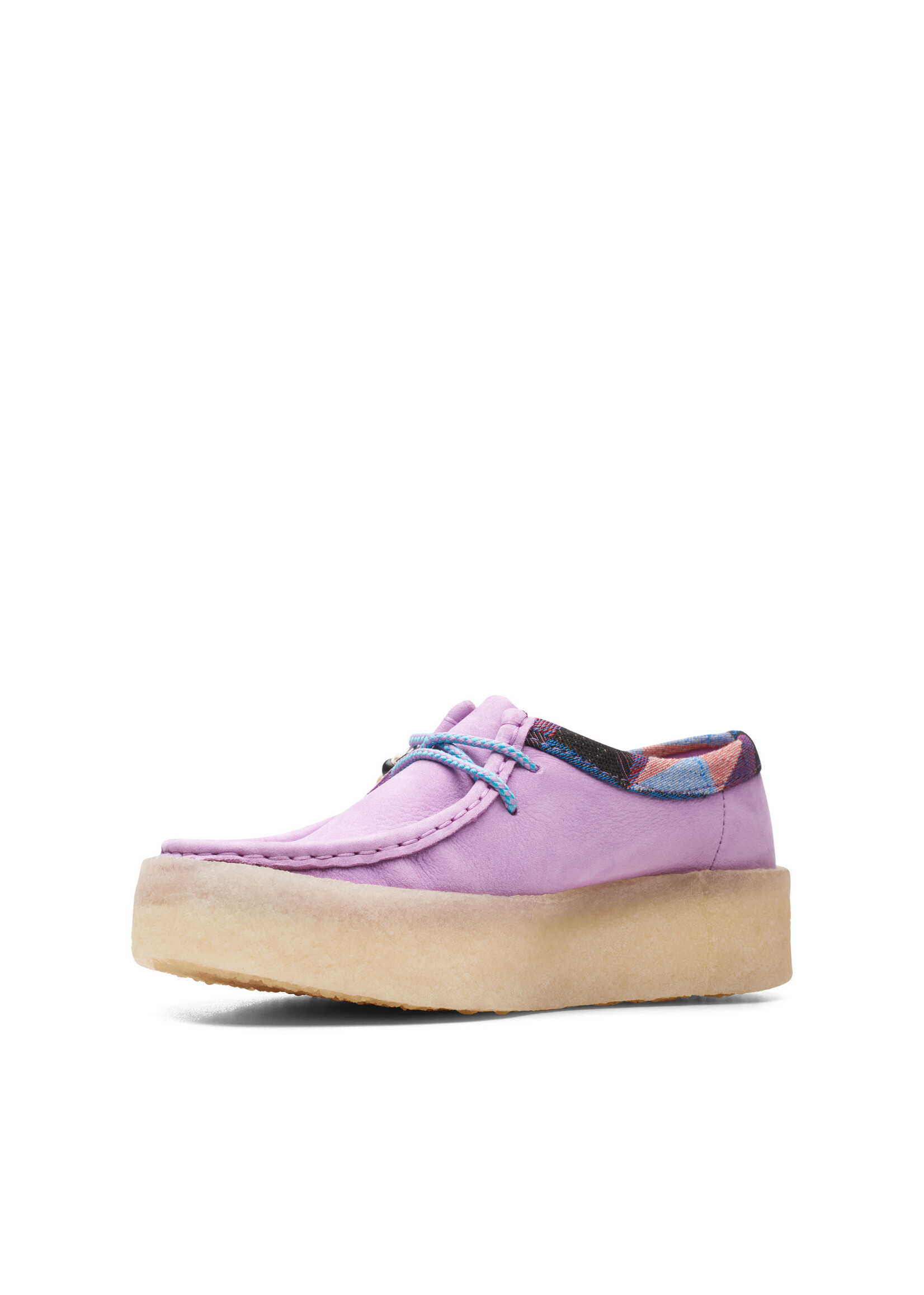 Clarks Womens Wallabee Cup Light Purple 26165819