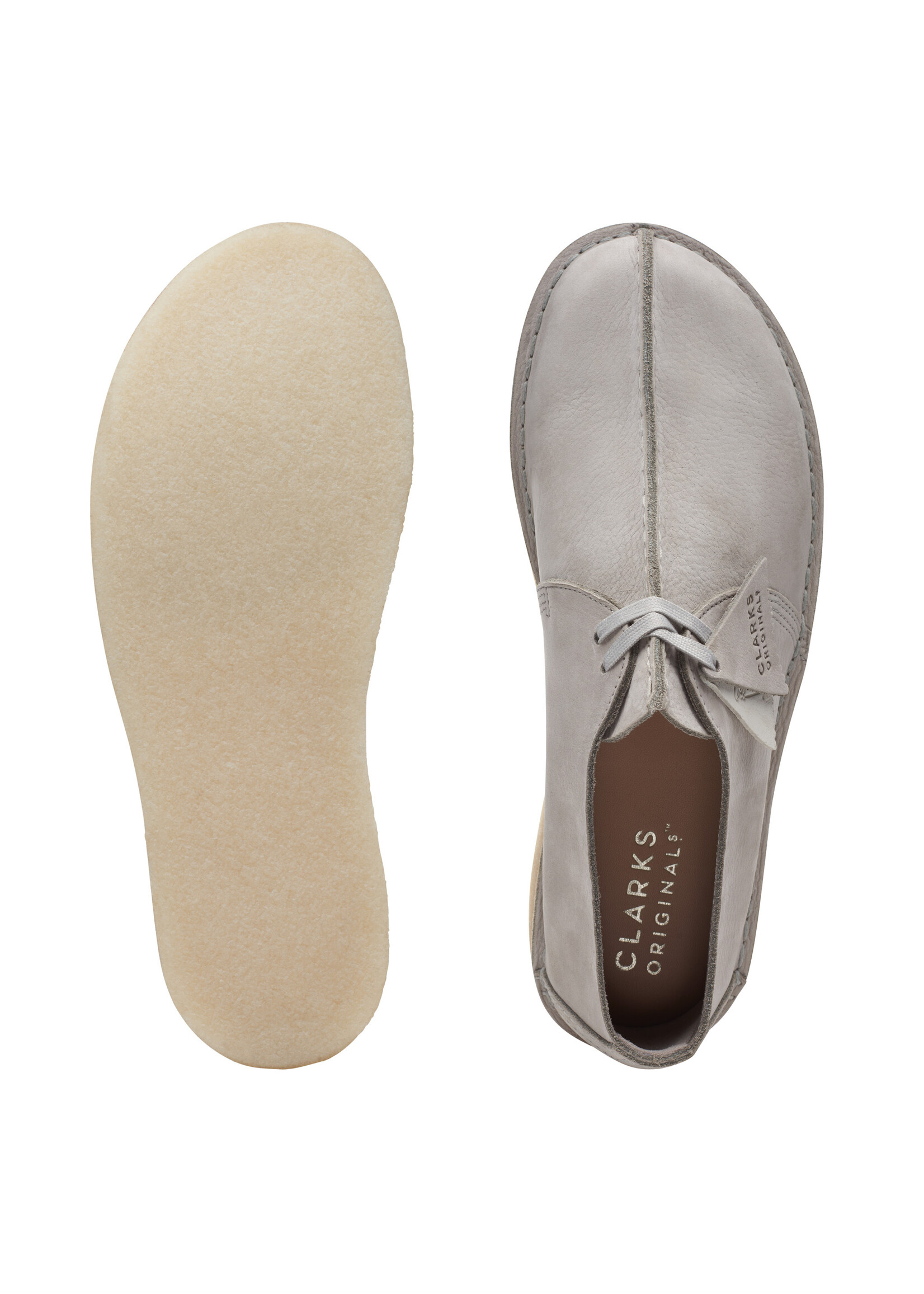Clarks Men's Originals  Desert Trek Taupe Nubuck Beige | 26170131