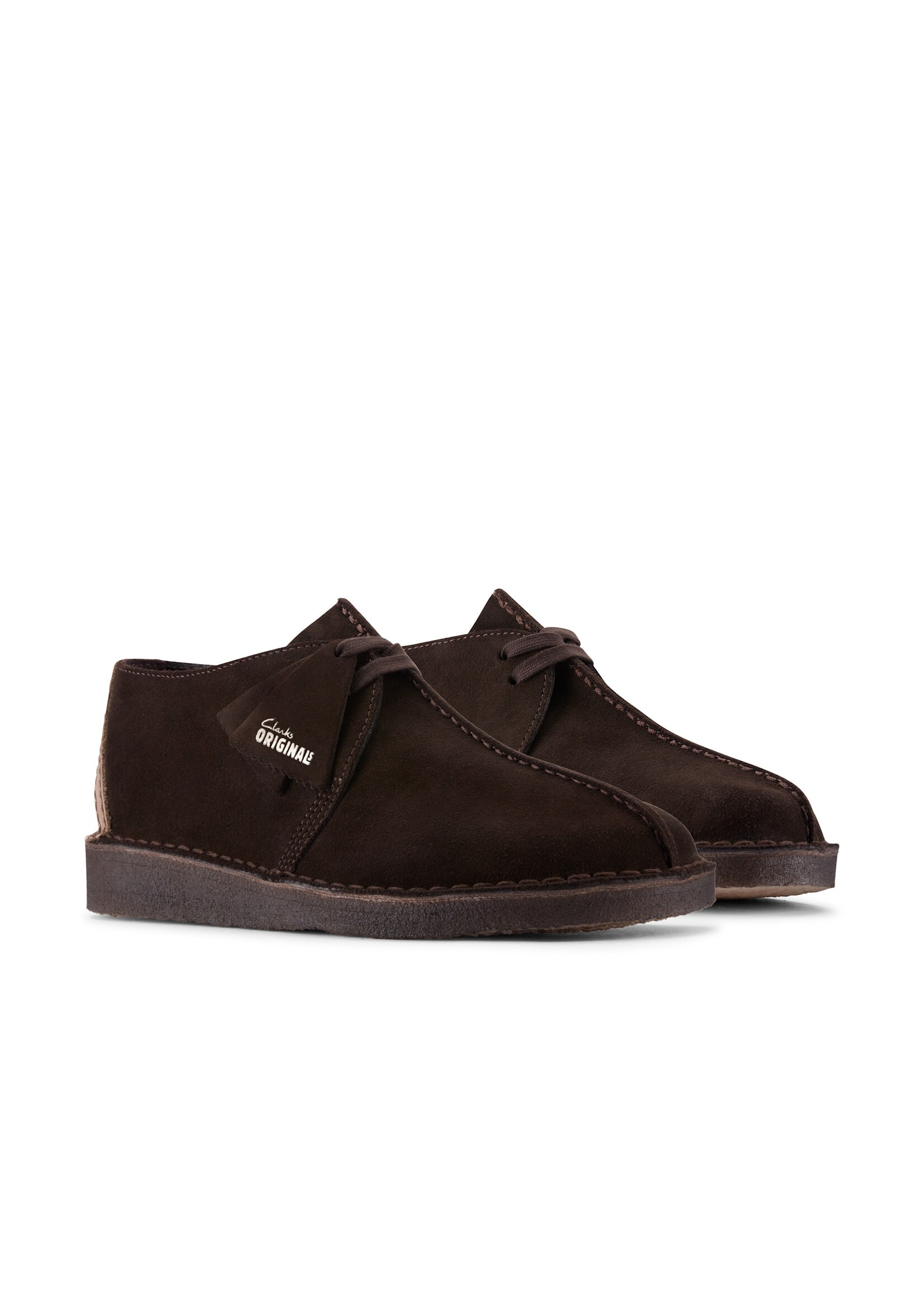 Clarks Mens Desert Trek Originals Dark Brown Suede 26178477