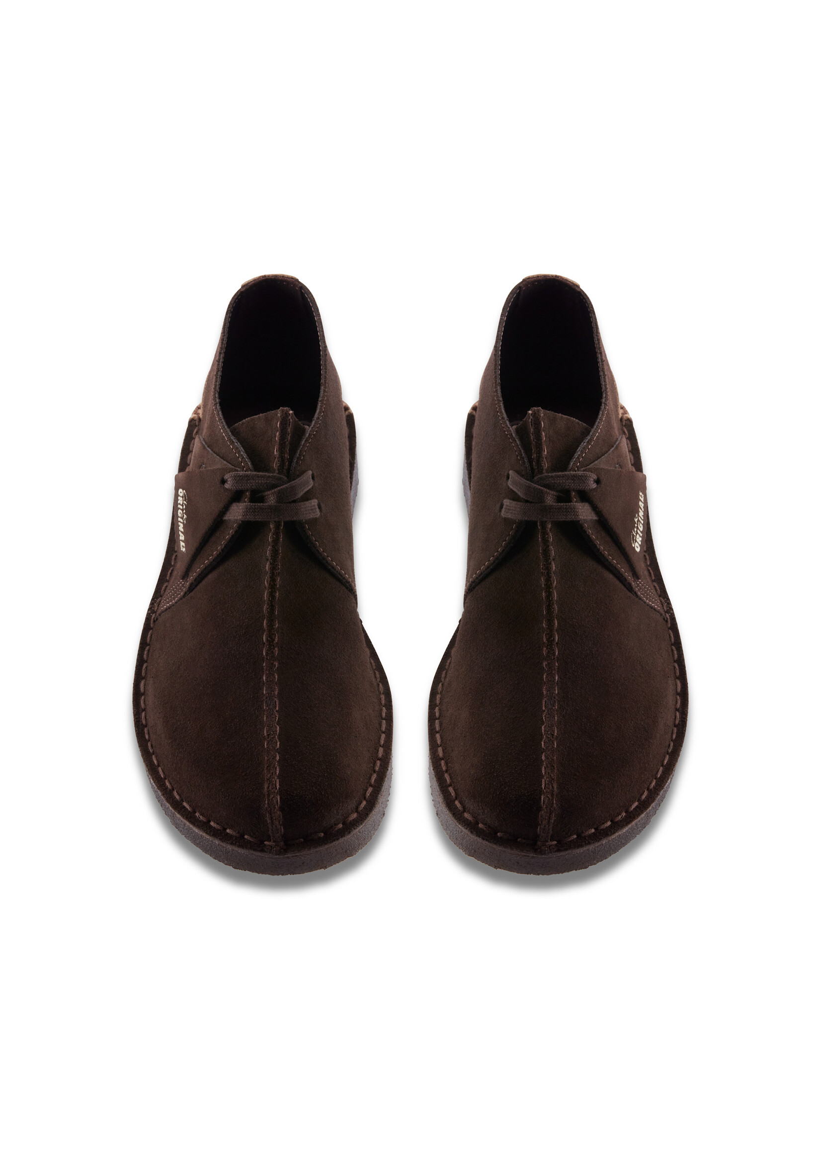 Clarks Mens Desert Trek Originals Dark Brown Suede 26178477