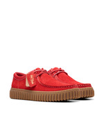 Clarks Men's Torhill Lo  Red Suede 26180908