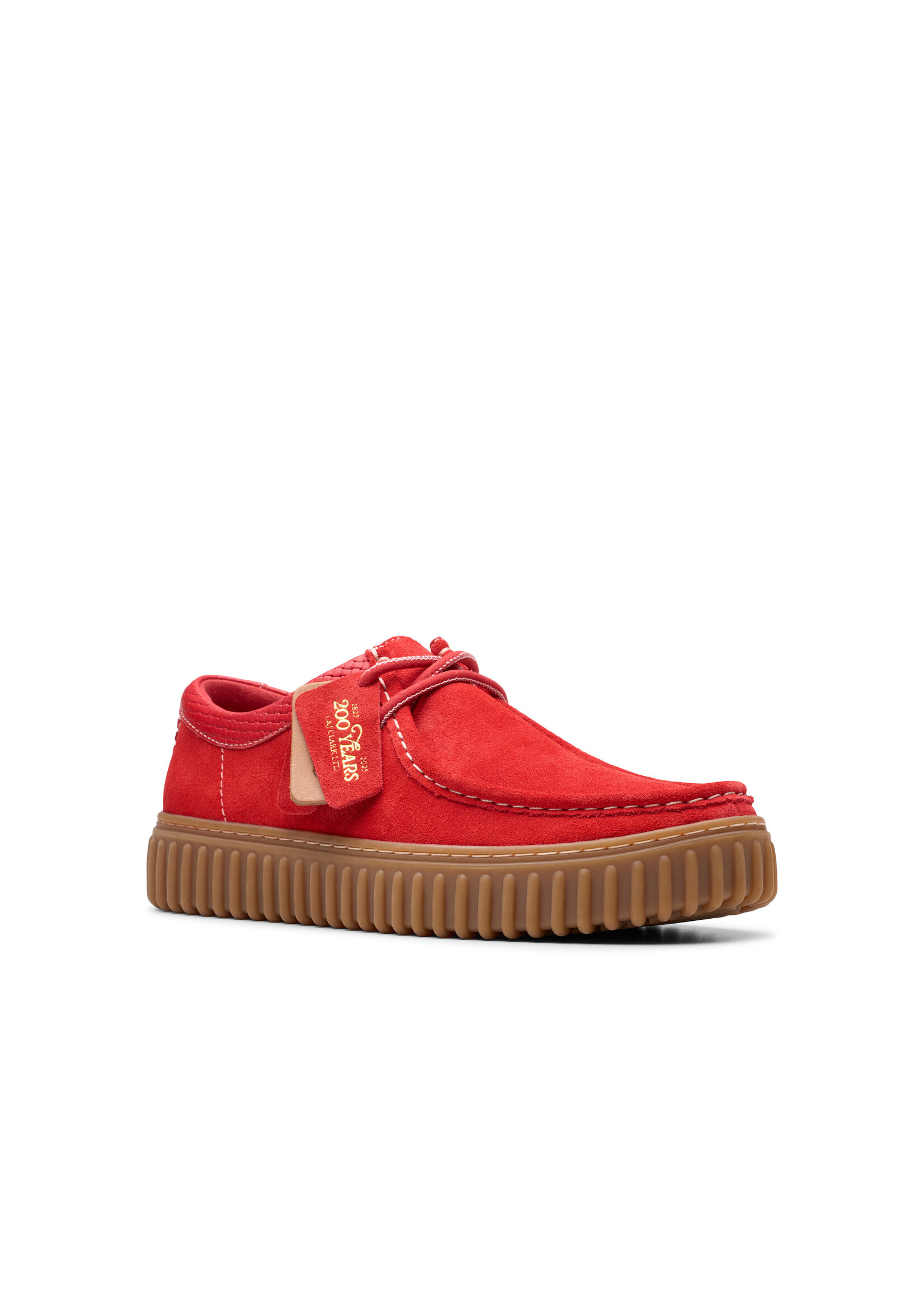 Clarks Men's Torhill Lo  Red Suede 26180908