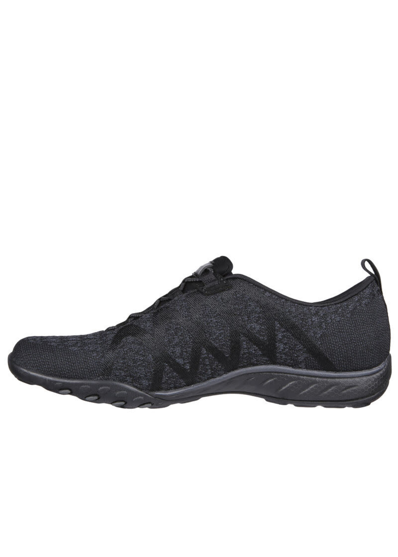 Skechers Women's Breathe Easy Infi-Knity Fashion Sneaker Black Wide Fit 100301W/BLK