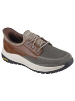 Skechers Mens Slip-ins Relaxed Fit: Meroe - Alden 205467/TPBR Taupe/Brown