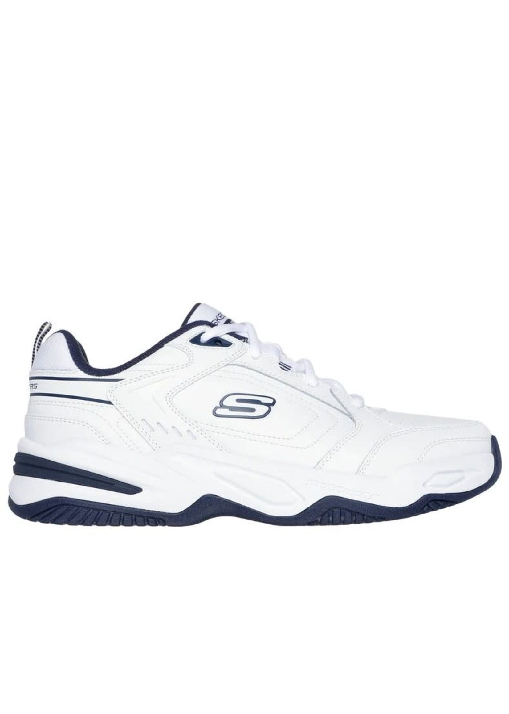 Skechers Men's Relaxed Fit: Durham - Delck 232730 WNV  WHITE/NAVY