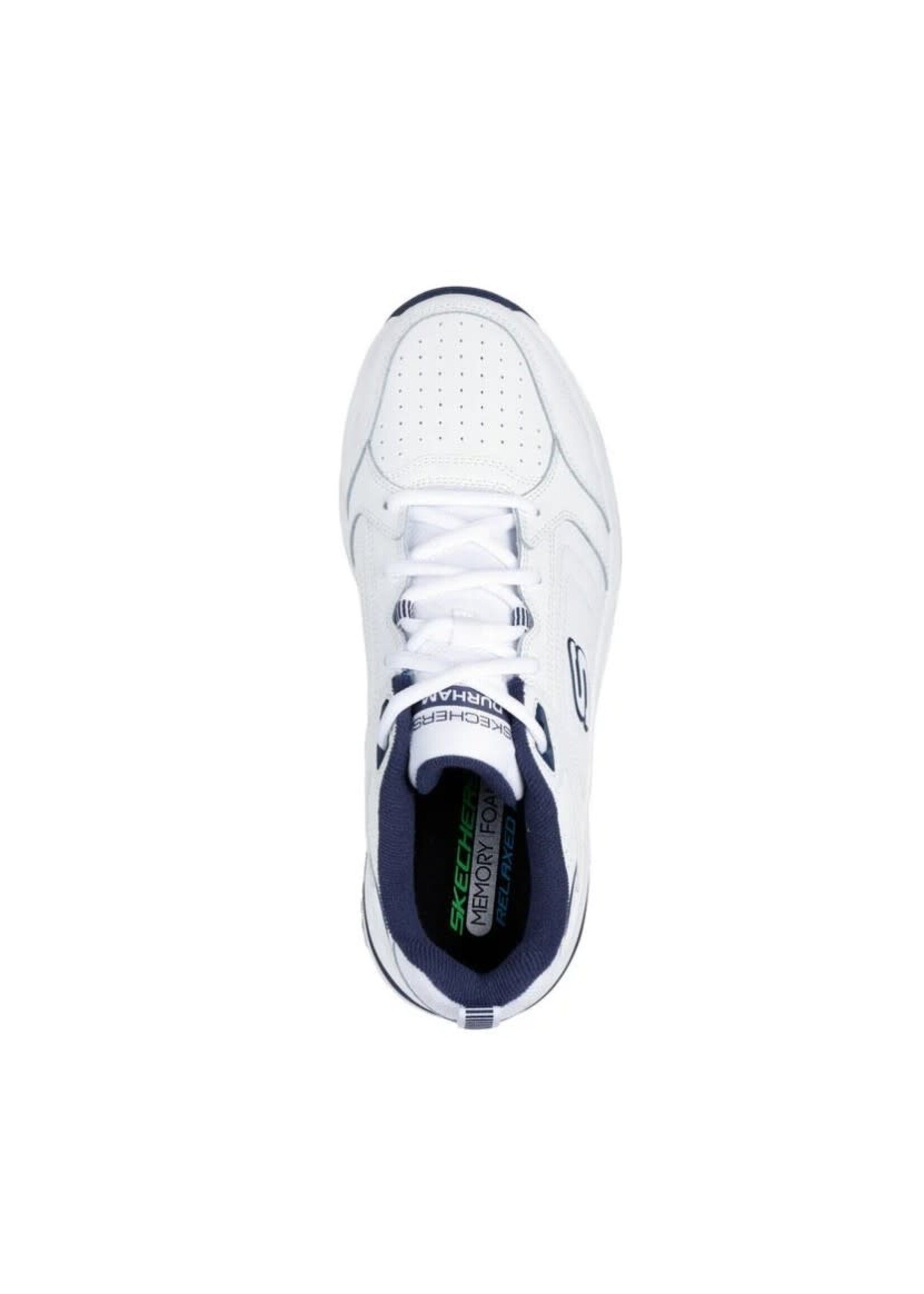 Skechers Men's Relaxed Fit: Durham - Delck 232730 WNV  WHITE/NAVY