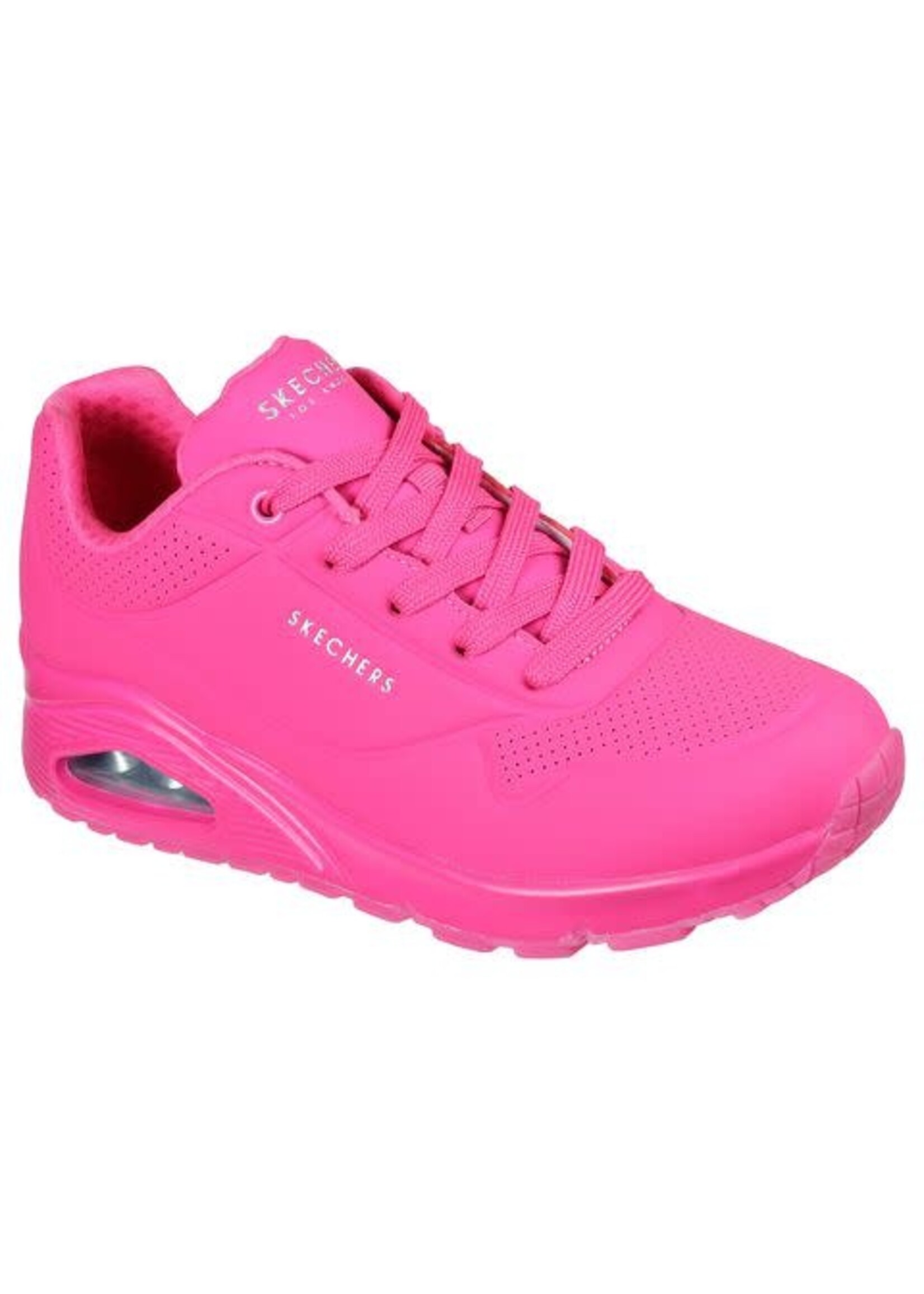 Skechers Women's Street Women's Uno - 73667 HTPK Night Shades Sneaker, Hot Pink