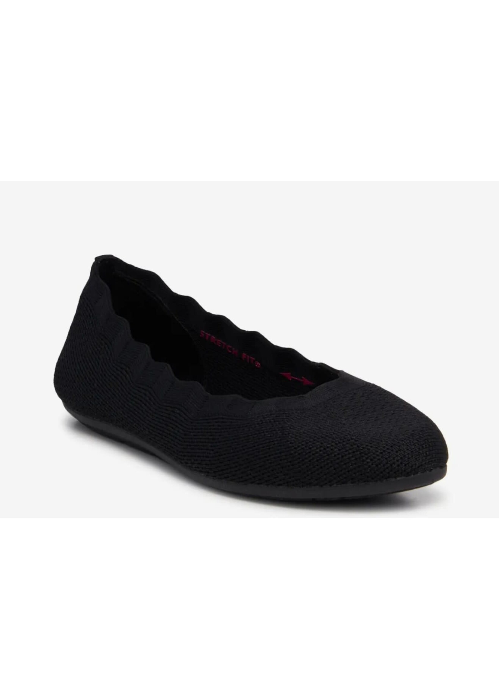 Skechers Womens  Stretch Fit Machine Washable Cleo 2.0 THE GET 158843 Black BLK