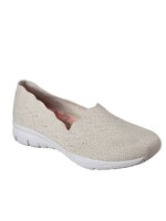 Skechers Women's Air Cooled Memory foam Seager Stat Black 49481 Taupe Beige
