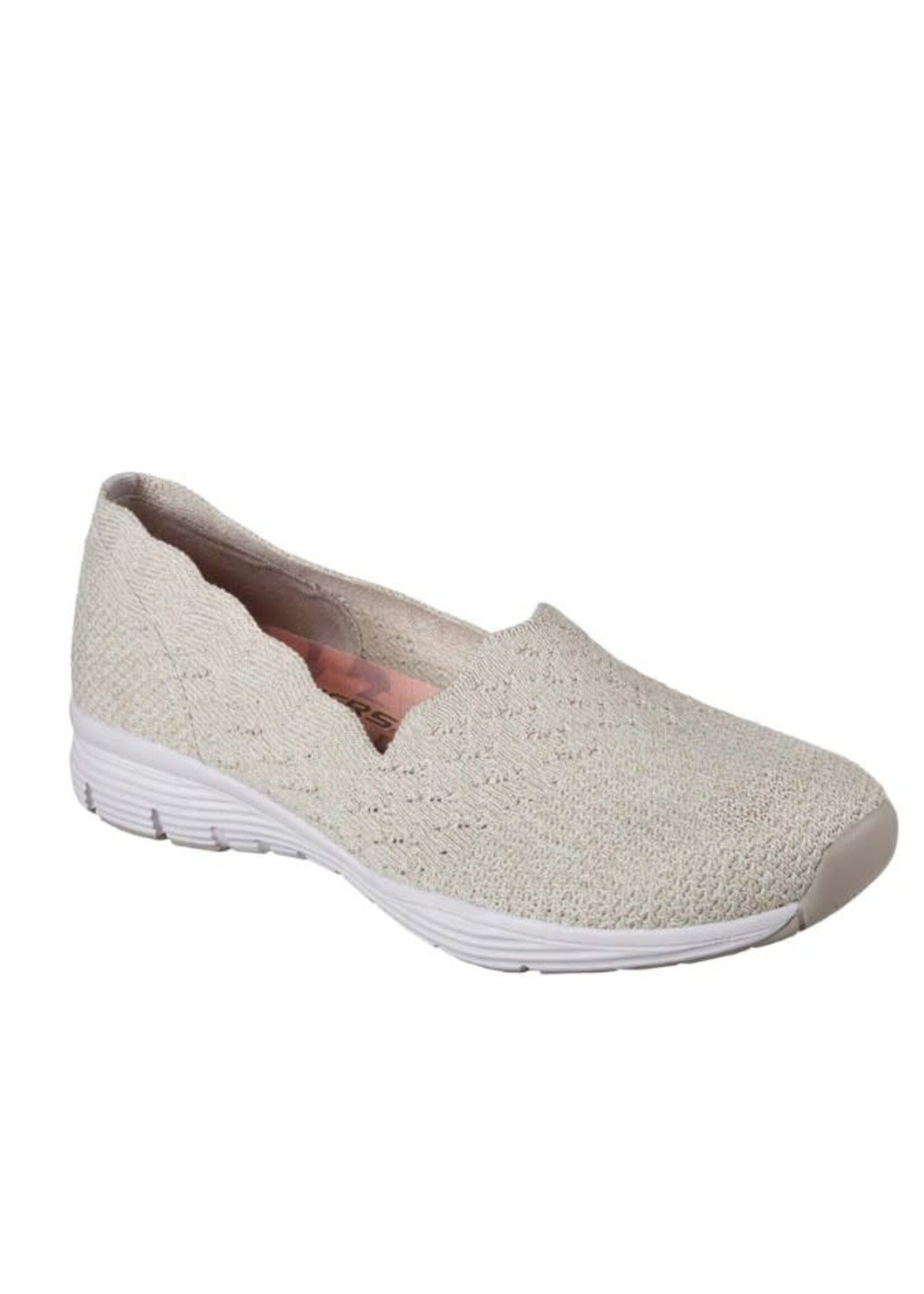 Skechers Women's Air Cooled Memory foam Seager Stat Black 49481 Taupe Beige