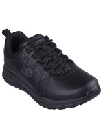 Skechers Women's Slip Resistant Nampa-Beja Food Service Shoe Style 108214 BLK , Black