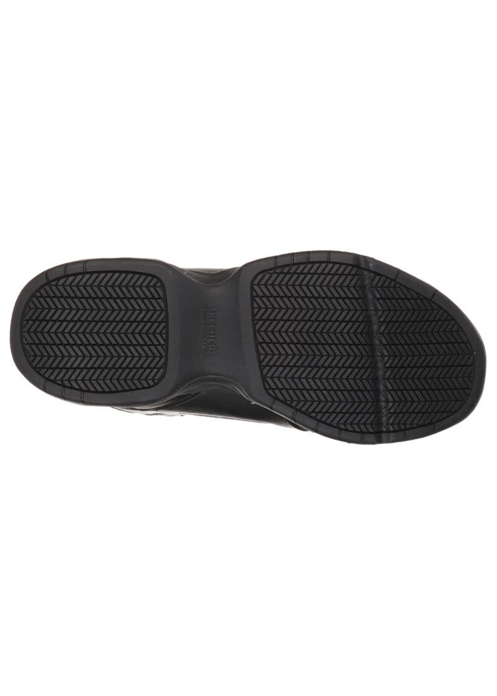 Skechers Women's Work Relaxed Fit: Felton - Albie Sr Slip Resistant shoes, Black