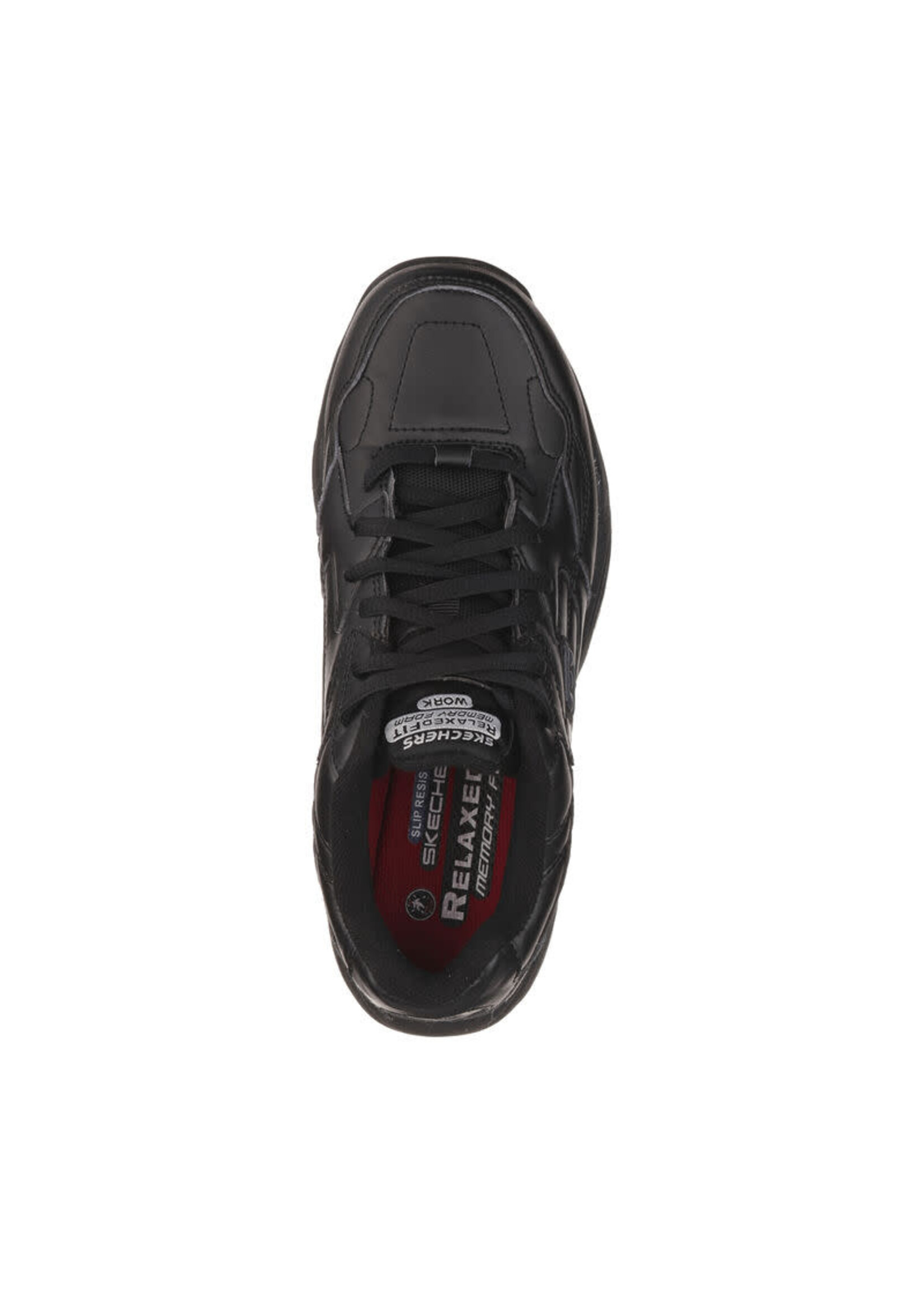 Skechers Women's Work Relaxed Fit: Felton - Albie Sr Slip Resistant shoes, Black