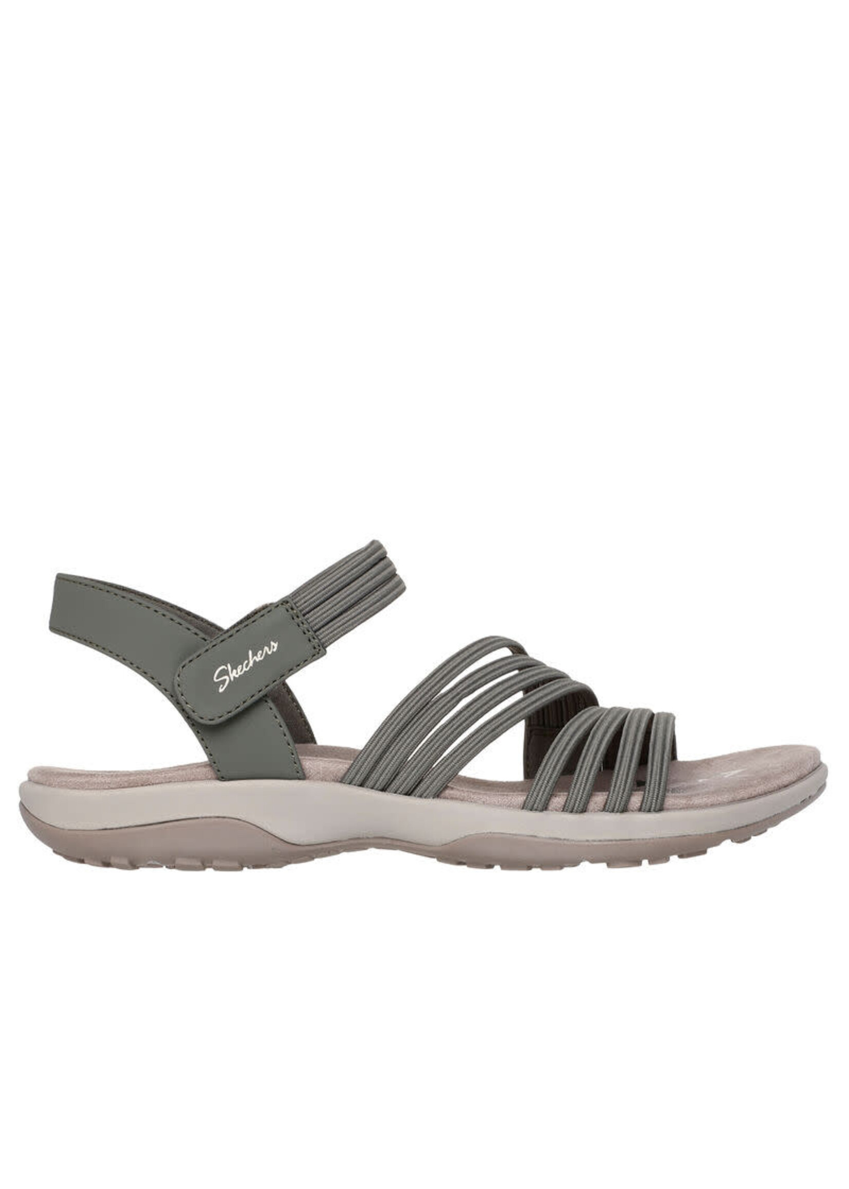 Skechers Womens Reggae Slim - Coffee Run 163573/OLV Olive Green