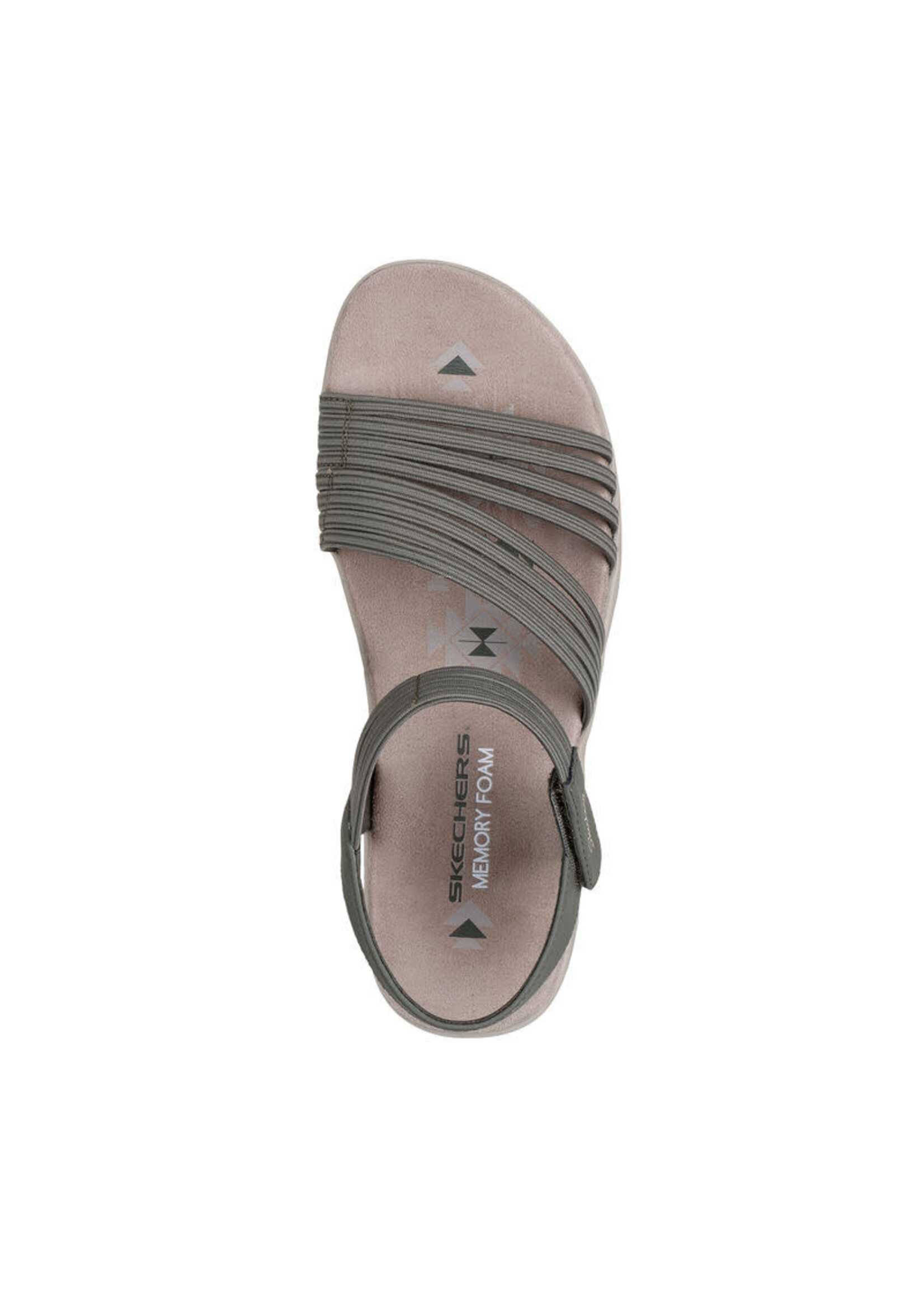 Skechers Womens Reggae Slim - Coffee Run 163573/OLV Olive Green