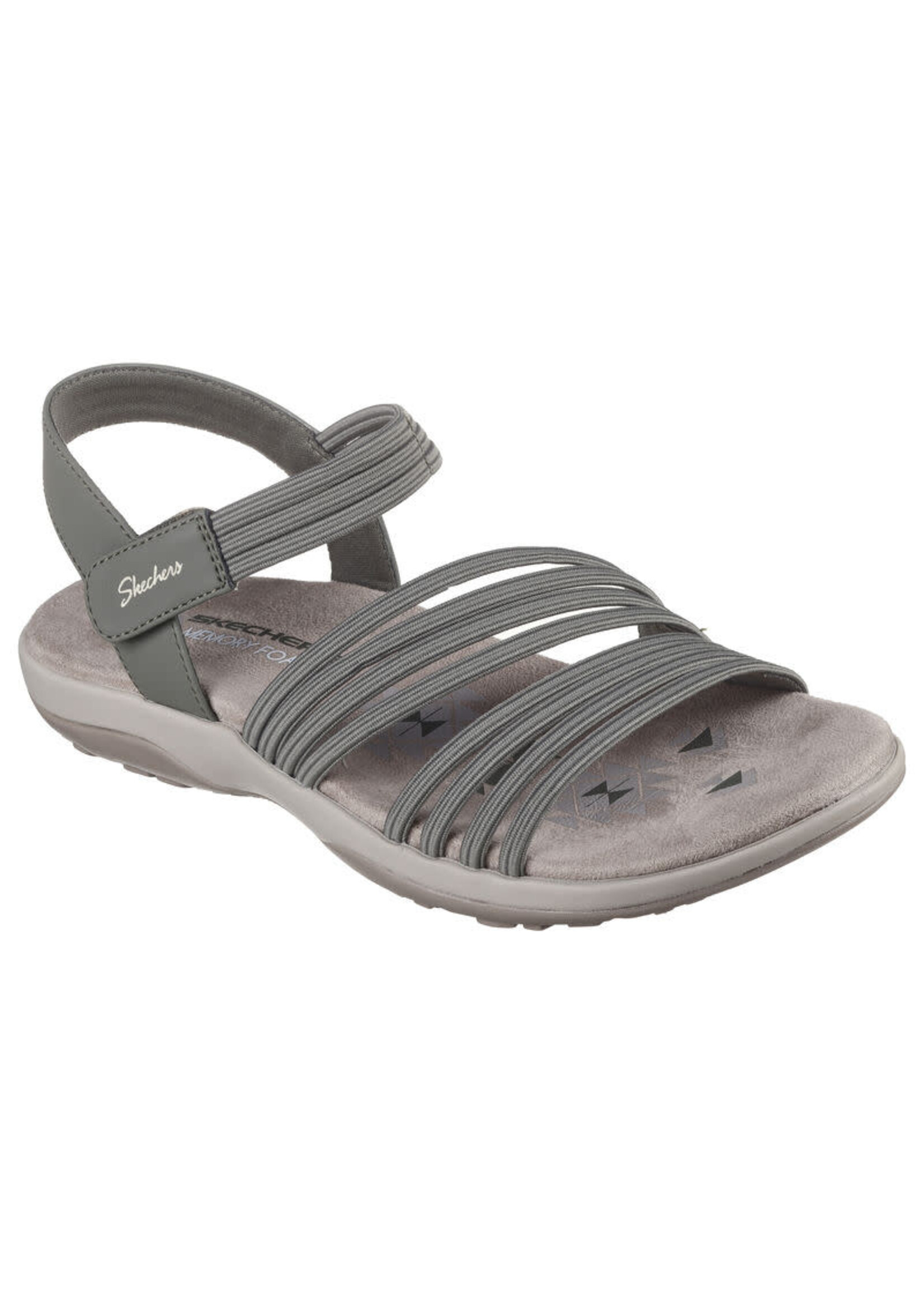 Skechers Womens Reggae Slim - Coffee Run 163573/OLV Olive Green
